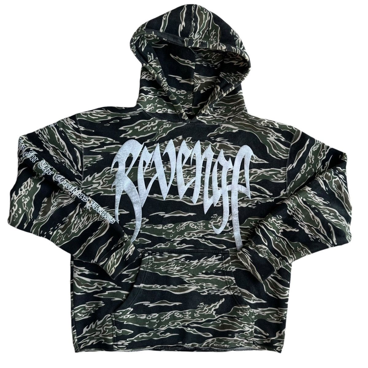 Rap Tees × Revenge Revenge xxxtentacion Camo Revenge Tiger Skull Hoodie Hype Size US M / EU 48-50 / 2 - 2 Thumbnail
