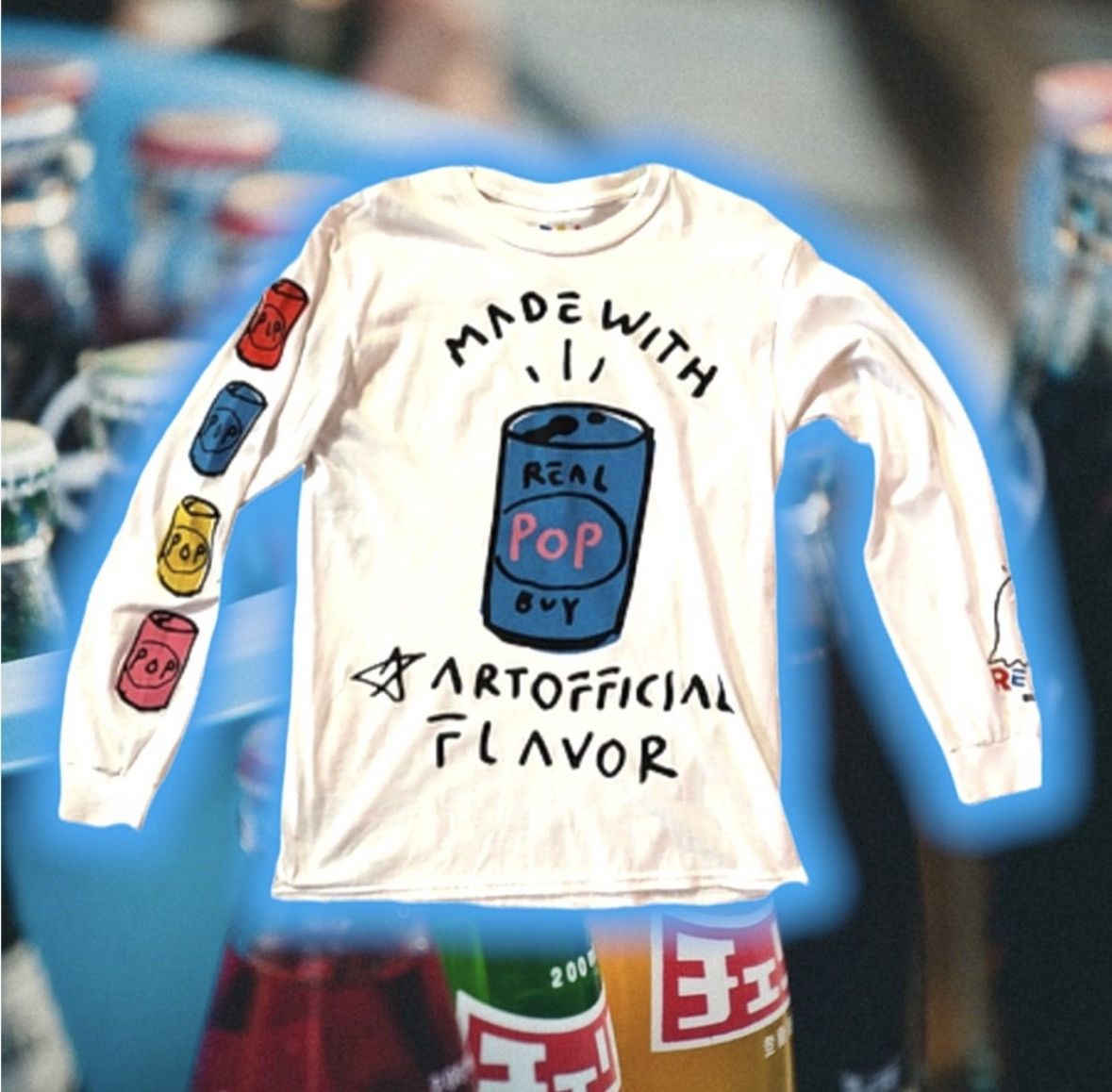 Handmade 🆕 ArToFFiCiaL 🍒 FLaVoR LoNG SLeeVe TeE🧃 Size US M / EU 48-50 / 2 - 1 Preview