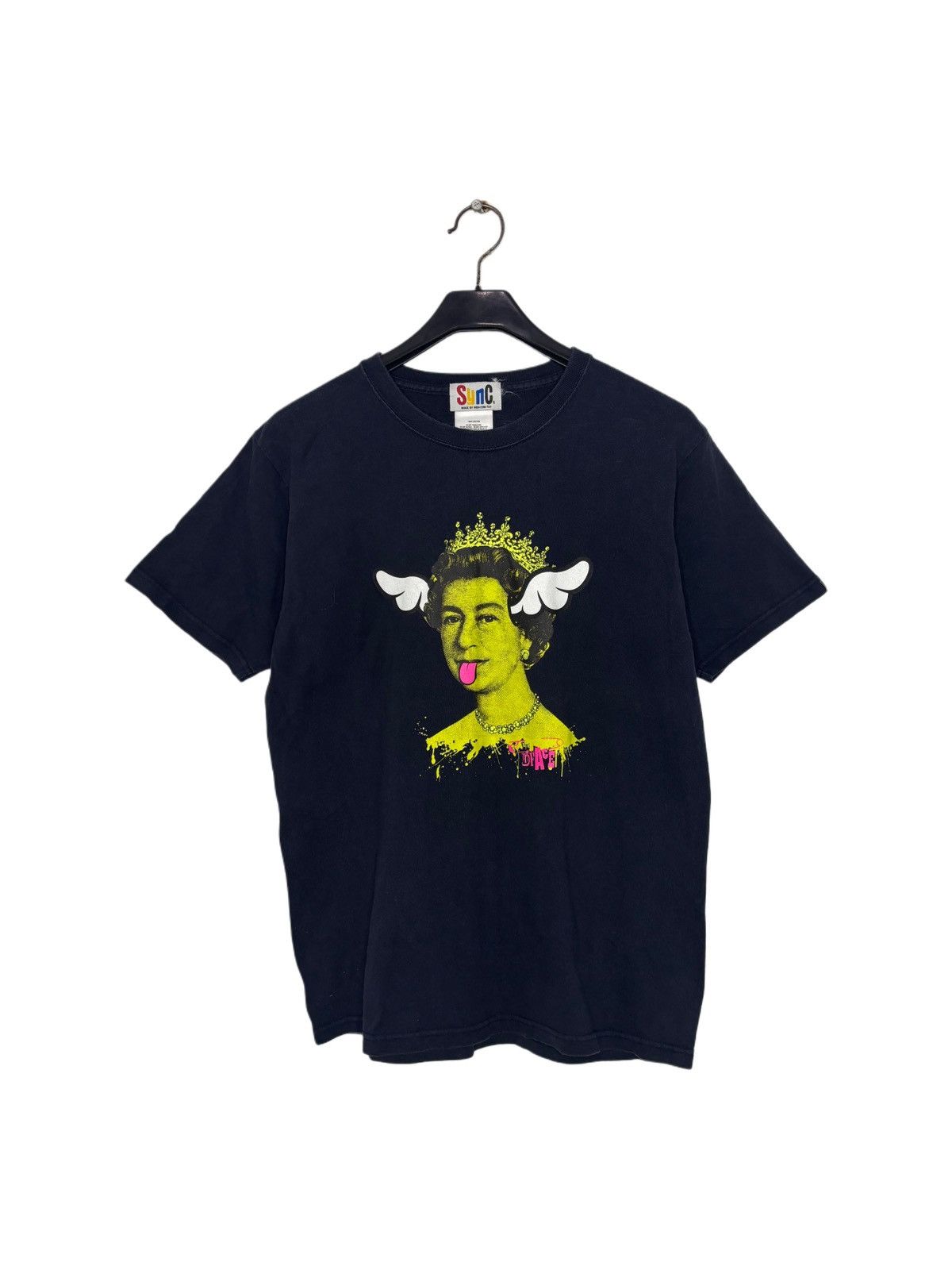 Japanese Brand × Medicom Toy × Vintage D*FACE TEE DOG SAVE THE QUEEN by Medicom Toy Japan Size US M / EU 48-50 / 2 - 1 Thumbnail
