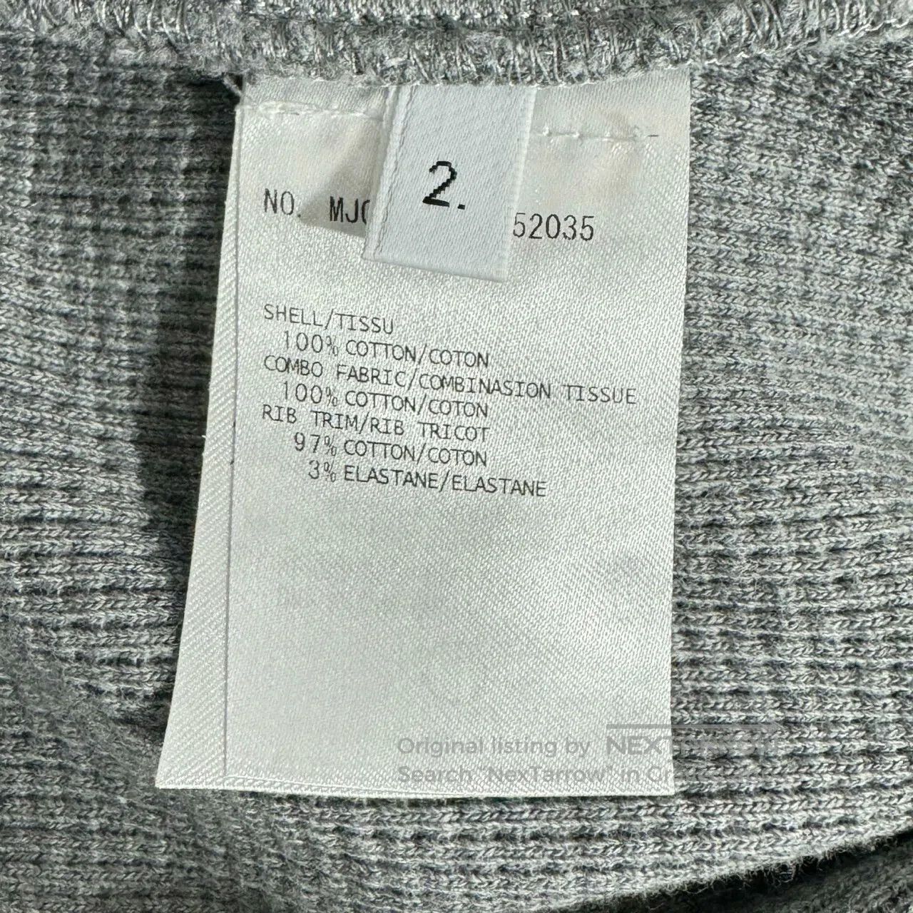 Thom Browne Thom Browne Gray Waffle Four-Stripe Shorts. Size US 26 / EU 42 - 4 Thumbnail