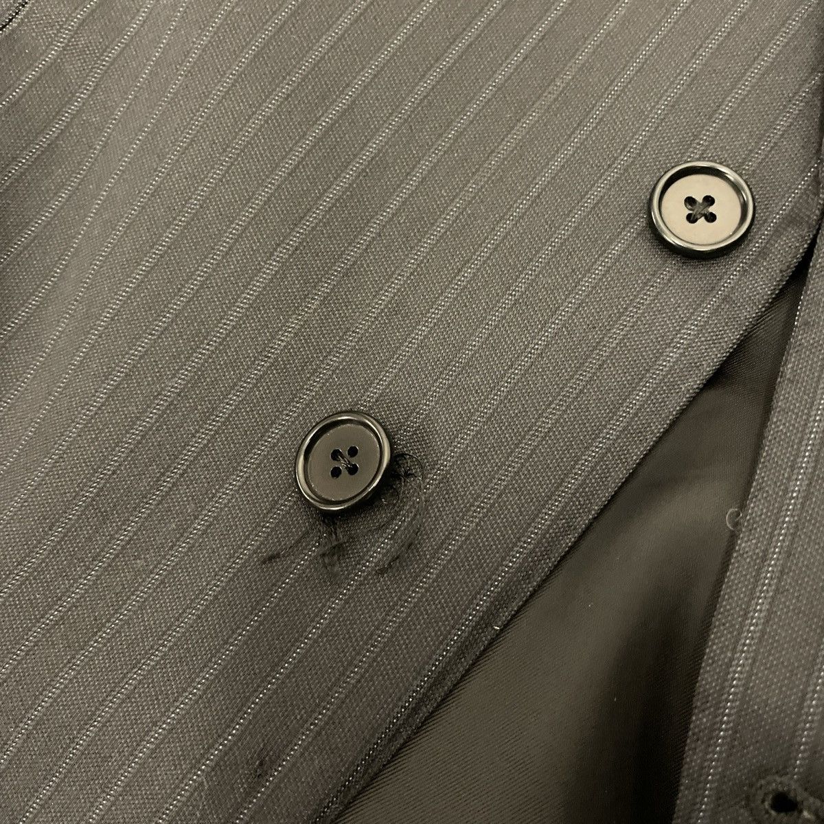 Canali Striped Wool Suit Size 42L - 16 Thumbnail