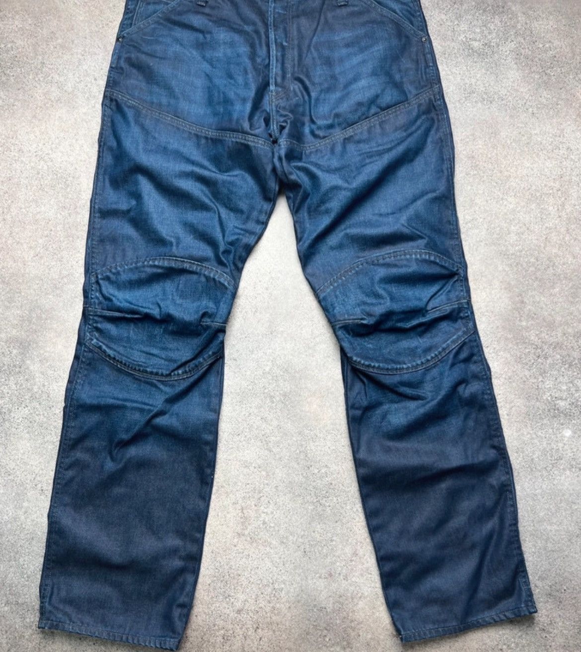 G Star Raw denim biker jeans