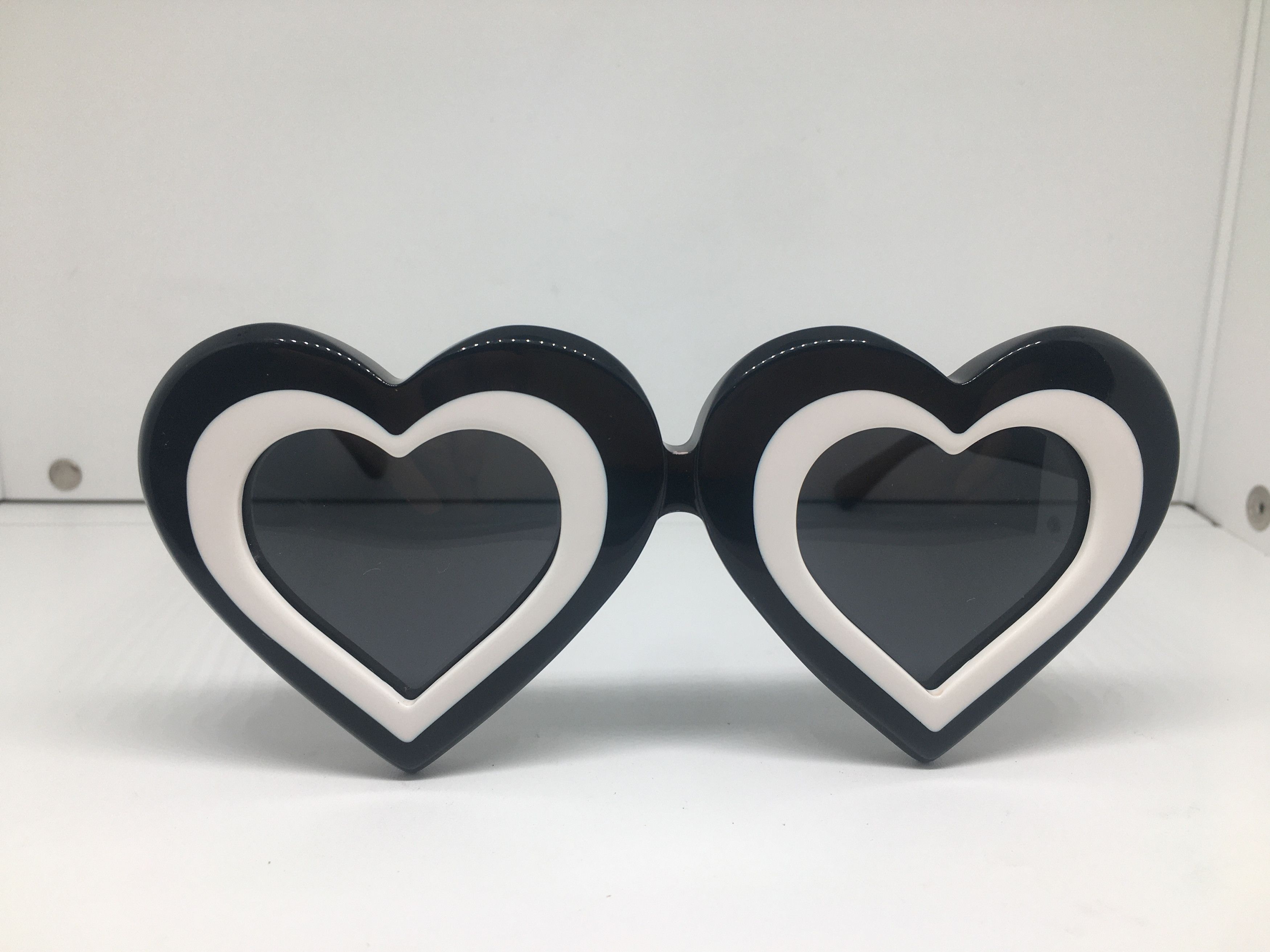Linda Farrow Linda Farrow Yazbukey RAREOp Art Heart Frame Sunglasses Size ONE SIZE - 1 Thumbnail