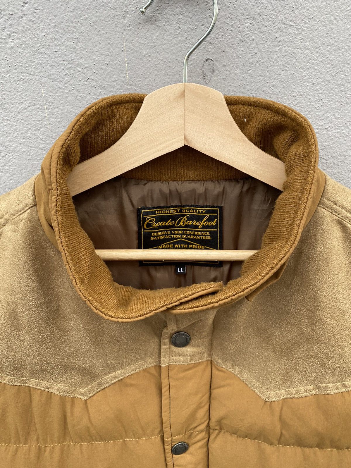 Beauty Beast × If Six Was Nine × Japanese Brand 🔥Japanese Brand “Create Barefoot” Puffer Down Vest Jacket Size 48L - 5 Thumbnail