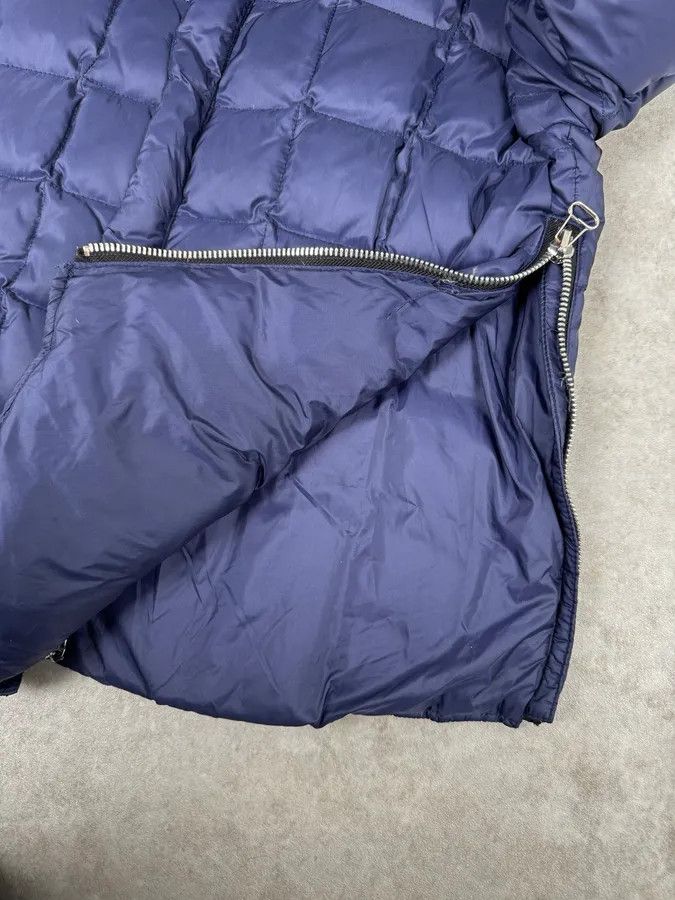 Balmain 2010s Balmain Blue Leather Shoulder Patch Puffer Jacket Size US M / EU 48-50 / 2 - 9 Thumbnail