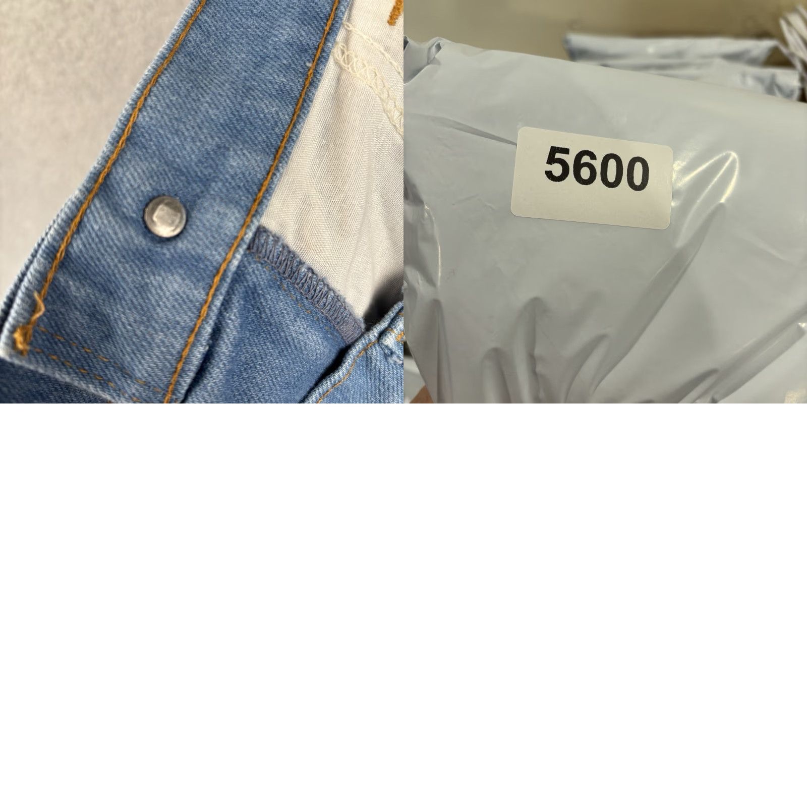 Levi's VINTAGE Levi's Jeans Mens 30x34 Orange Tab Talon 42 Zipper 1970s Denim Blue 5-Pocket Design Size US 29 - 9 Thumbnail