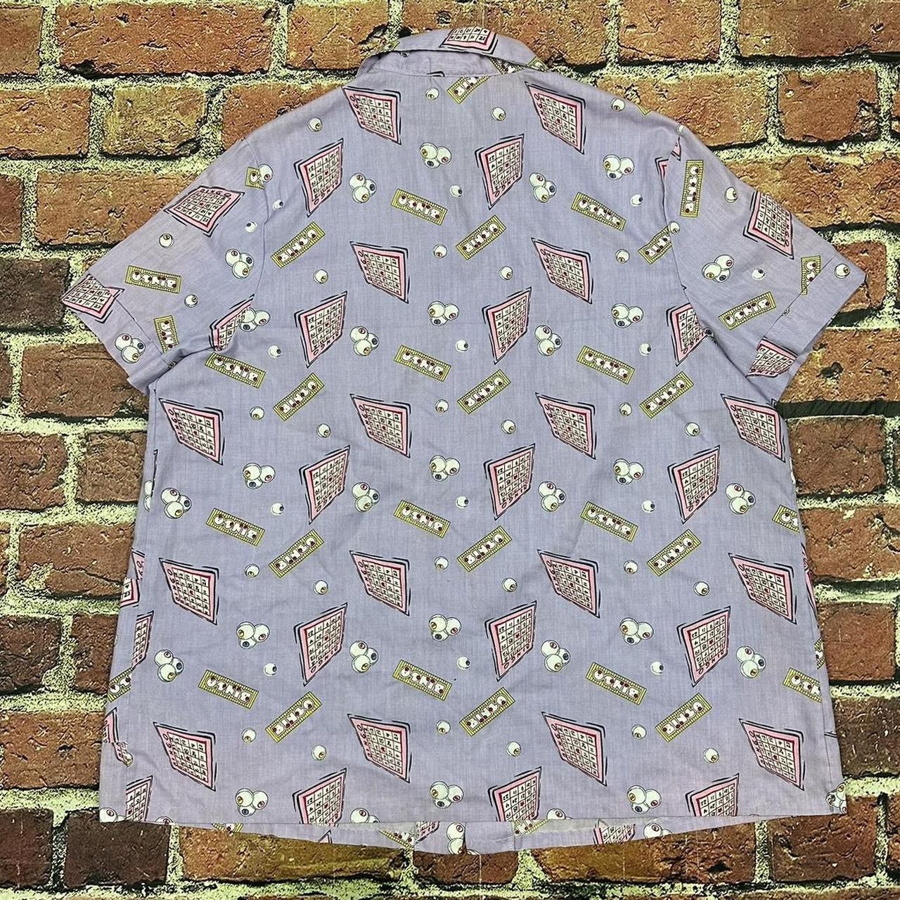 Vintage Vintage Anthony Richards Bingo All Over Print ButtonUp Shirt Size XL / US 12-14 / IT 48-50 - 2 Thumbnail