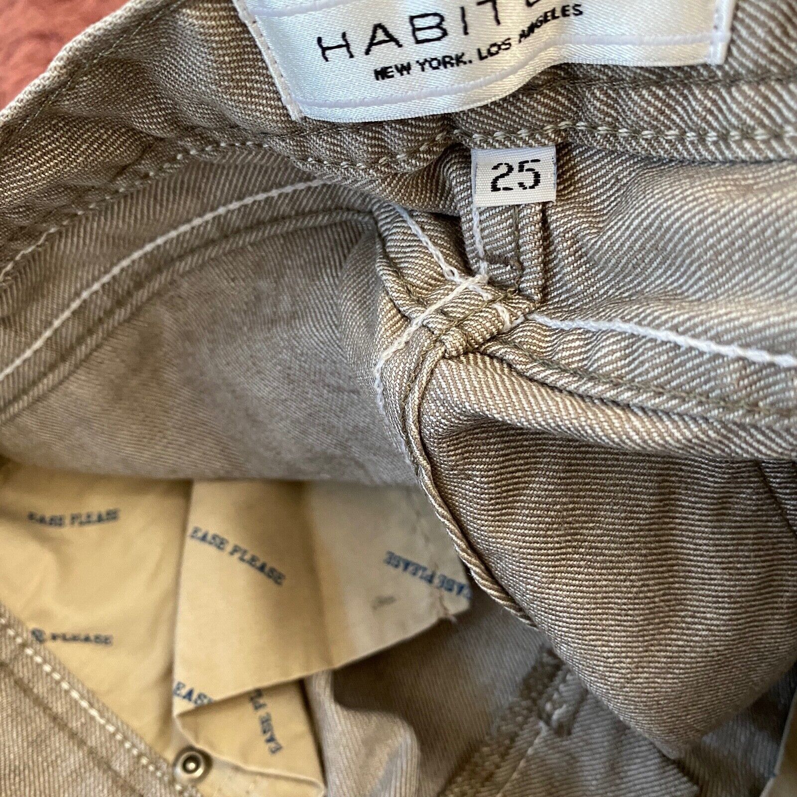 Other VTG Habitual Taupe Low Rise Bermuda Design Pocket Shorts 25 Size 25" / US 0 / IT 36 - 9 Thumbnail