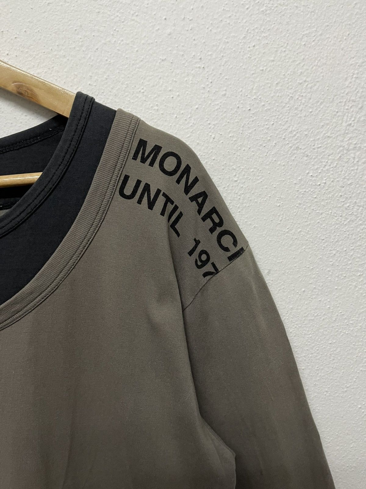 PPFM 2000s PPFM DOUBLE LAYER NECK “MONACH UNTIL 1970” LONG SLEEVE Size US L / EU 52-54 / 3 - 6 Thumbnail