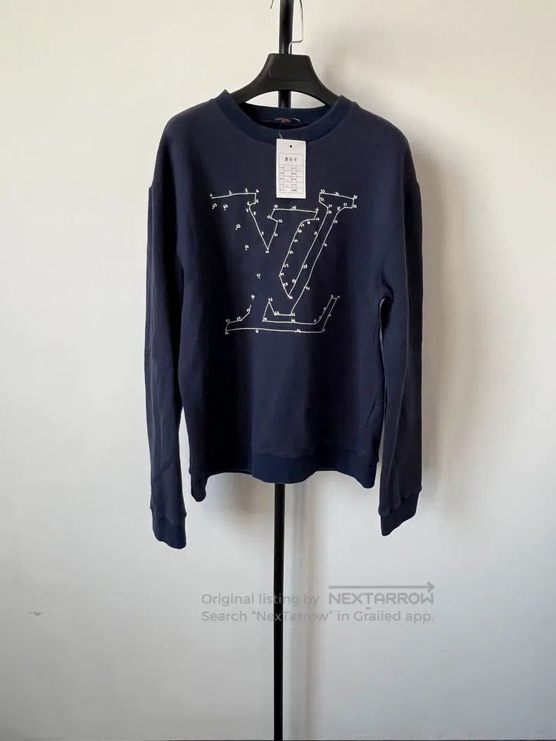 Louis Vuitton Louis Vuitton Gold Mine Logo Embroidered Classic Pullover Size US M / EU 48-50 / 2 - 1 Thumbnail