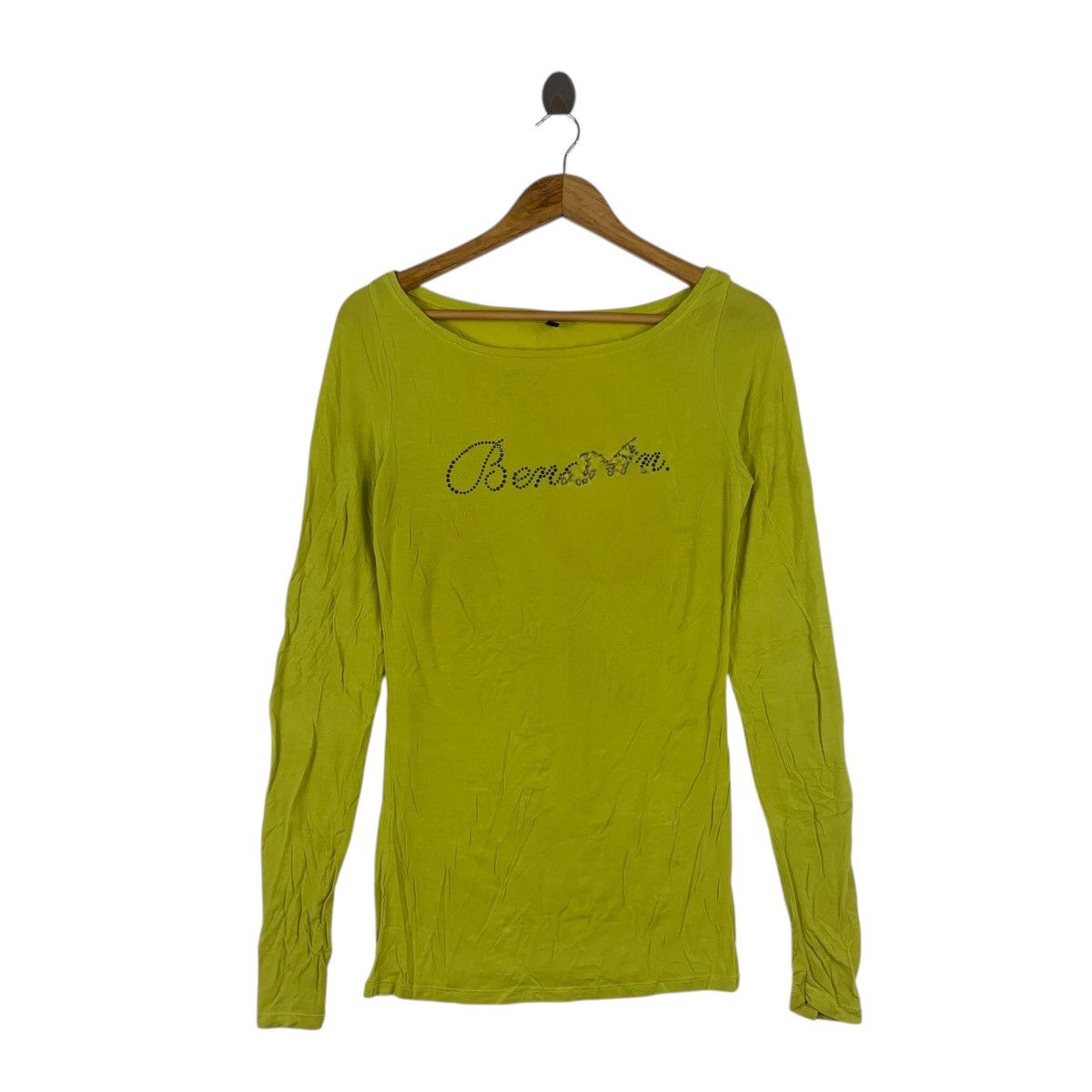 Benetton BENETTON ITALY STILE Collection Sequined Tee Shirt Top Size XXS / US 00 / IT 34 - 1 Thumbnail