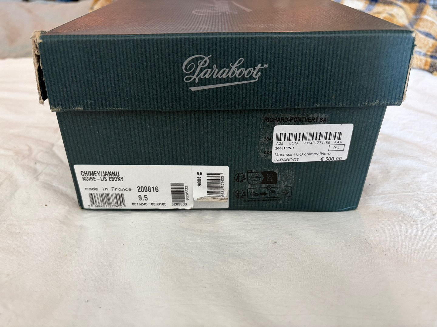 Paraboot Chimey Lis Ebony UK 9.5 Size US 10.5 / EU 43-44 - 7 Thumbnail