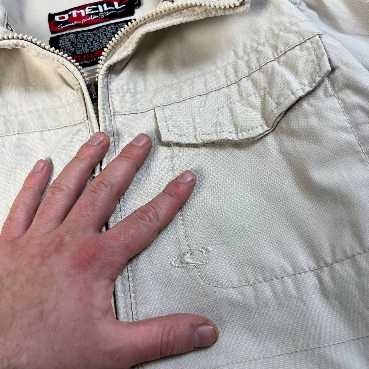 O'Neill Oneill Vintage Y2K Distressed Style Bomber Jacket Size US L / EU 52-54 / 3 - 4 Thumbnail