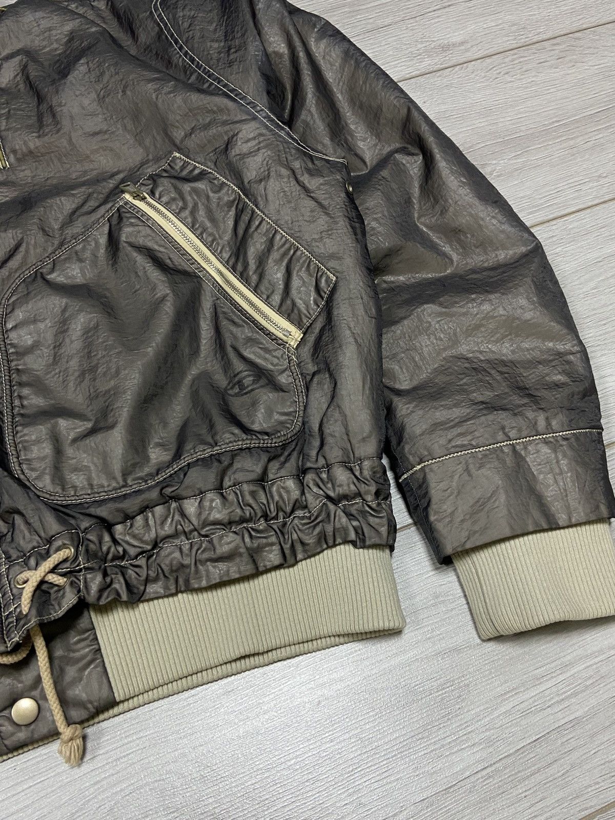 Diesel Diesel vintage Ford style nylon metal bomber MA-1 flyers Size US L / EU 52-54 / 3 - 7 Thumbnail