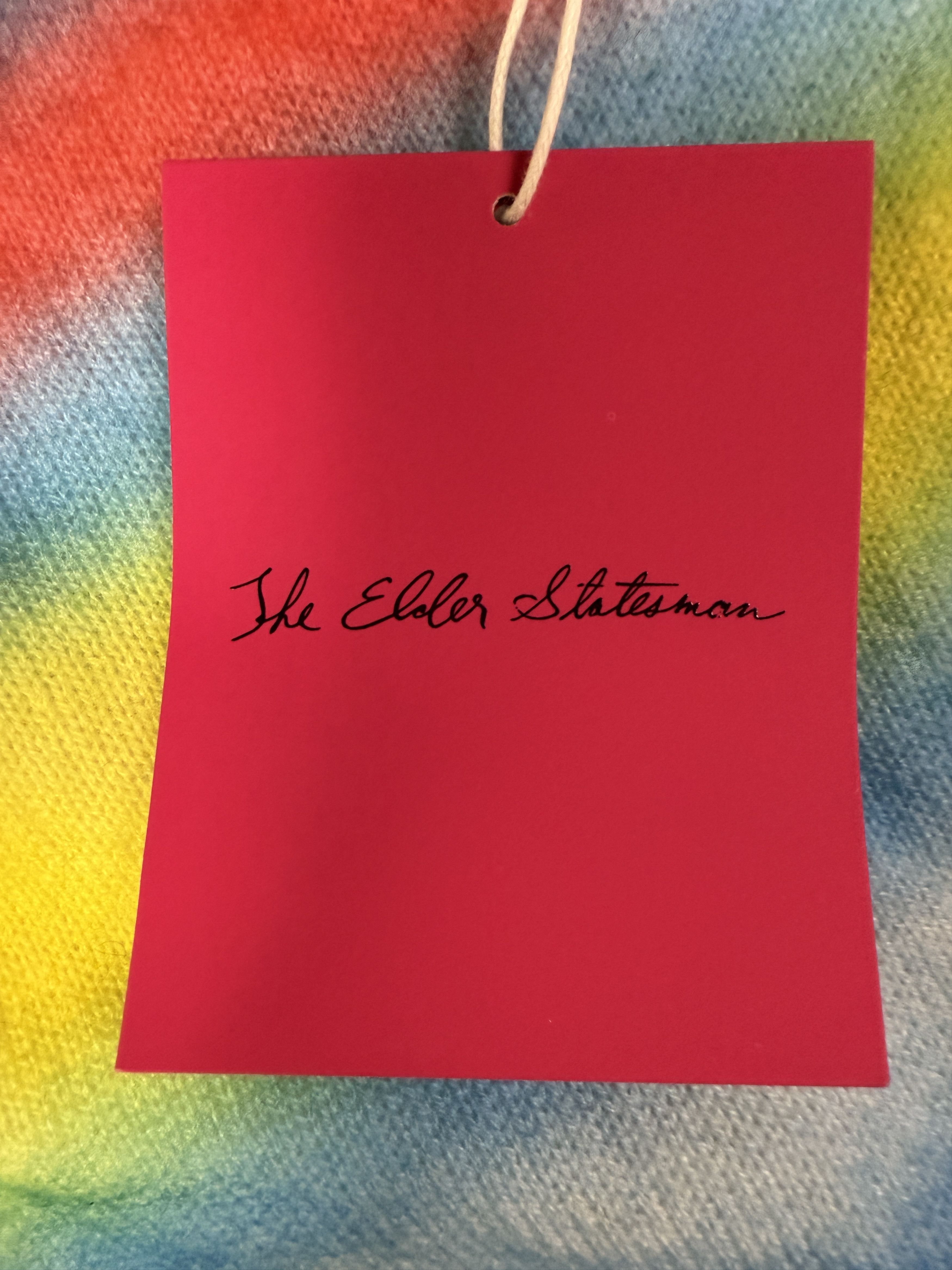 The Elder Statesman $2295 The Elder Statesman Graffiti Crewneck Sweater Size US M / EU 48-50 / 2 - 10 Thumbnail
