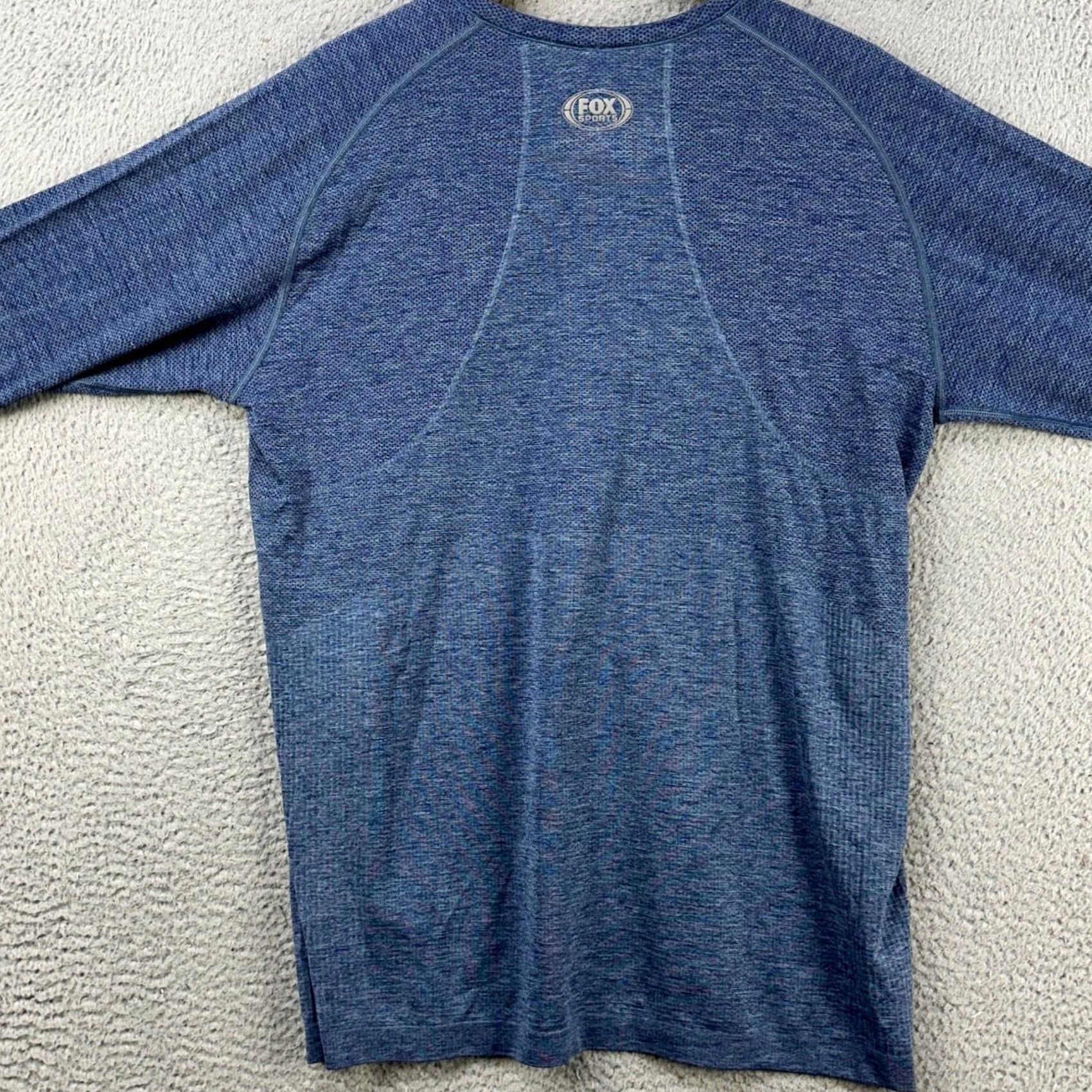 Lululemon Lululemon Metal Vent Tech Shirt Athletic Mens XL Blue Long Sleeve Logo Fox Sport Meltt Vent Tech Shirt Size US XL / EU 56 / 4 - 3 Thumbnail