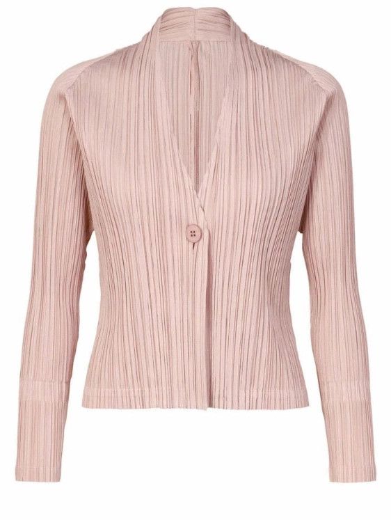 Issey Miyake Issey Miyake size:3 Pink pleated coat Size XS / US 0-2 / IT 36-38 - 1 Thumbnail