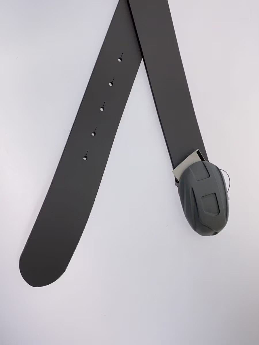 Diesel Diesel Plain Leather Belt Grey Size ONE SIZE - 2 Thumbnail