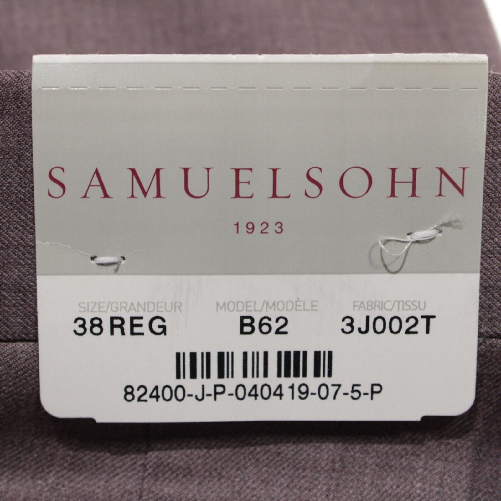 Samuelsohn Samuelsohn New with tags Dress Pants Size 38 US In Purple Size US 38 / EU 54 - 4 Thumbnail