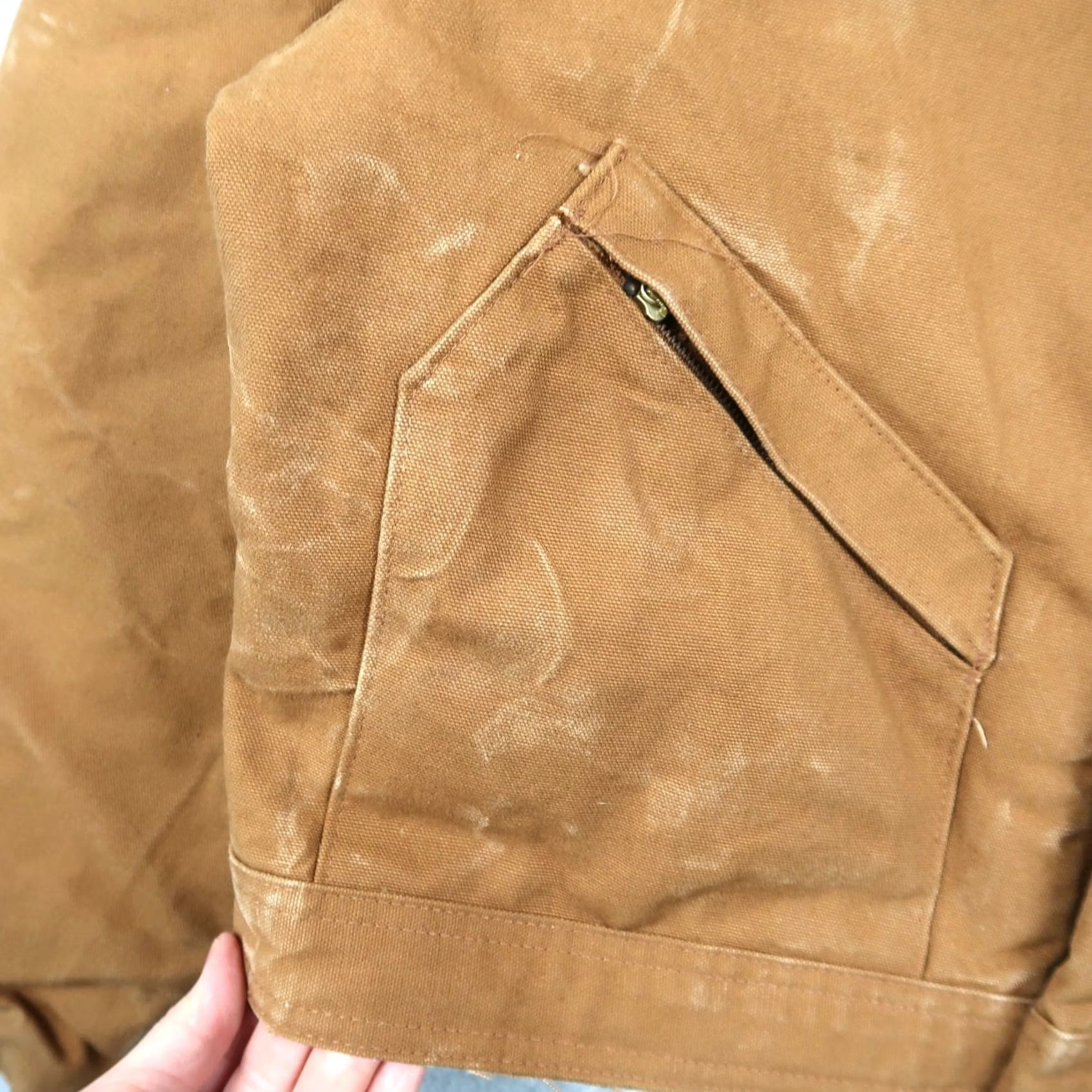 Walls VINTAGE Walls Cropped Detroit Jacket Brown Insulated Canvas 90s Grunge Denim? (Note: original title does not include Denim) Size US 32 / EU 48 - 5 Thumbnail