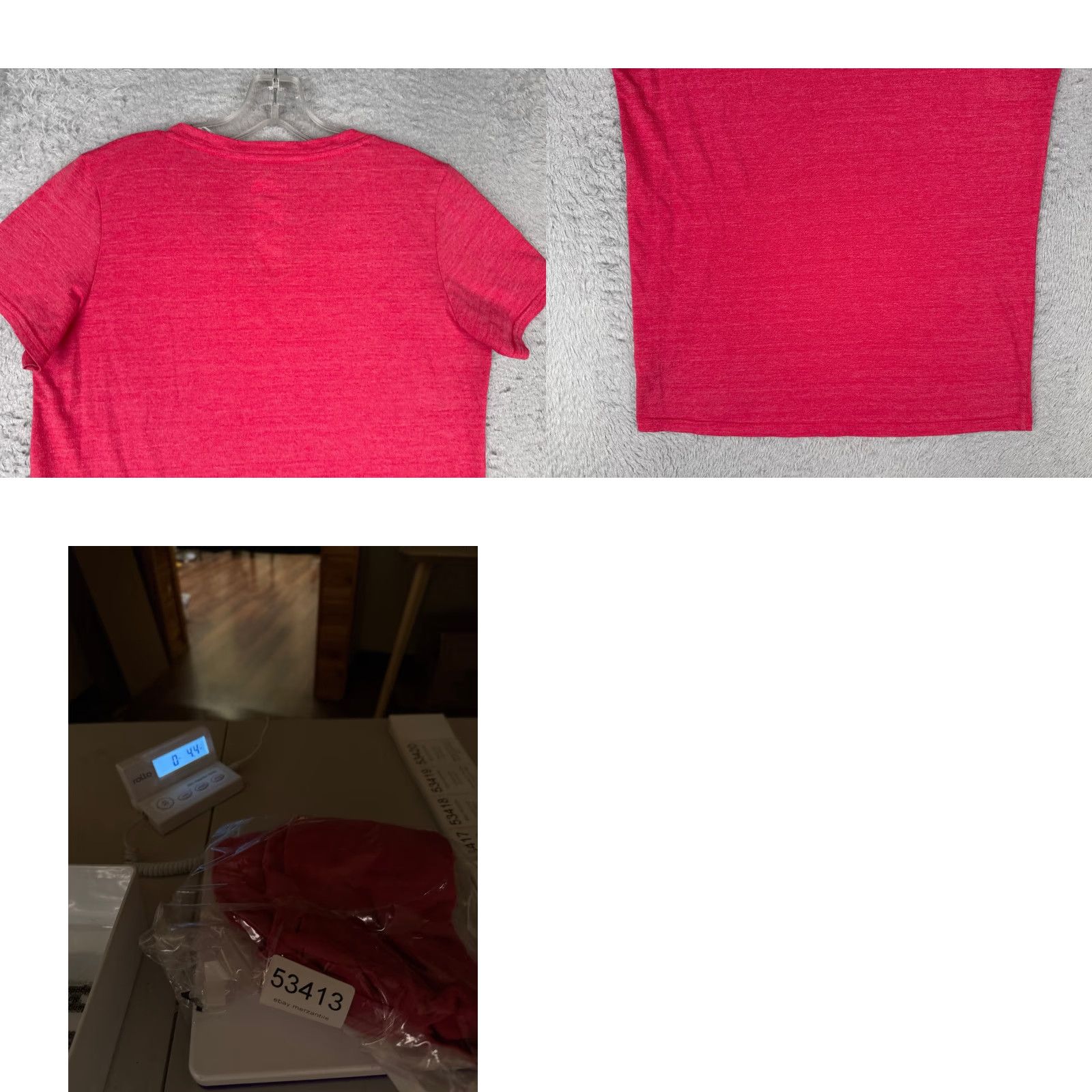 The North Face The North Face Shirt Women M Pink Short Sleeve V-Neck Polyester Blend Casual Short Sleeve T-Shirt Womens Knit Jersey Regular 90s Cowboy Outdoor Basic Size M / US 6-8 / IT 42-44 - 9 Thumbnail