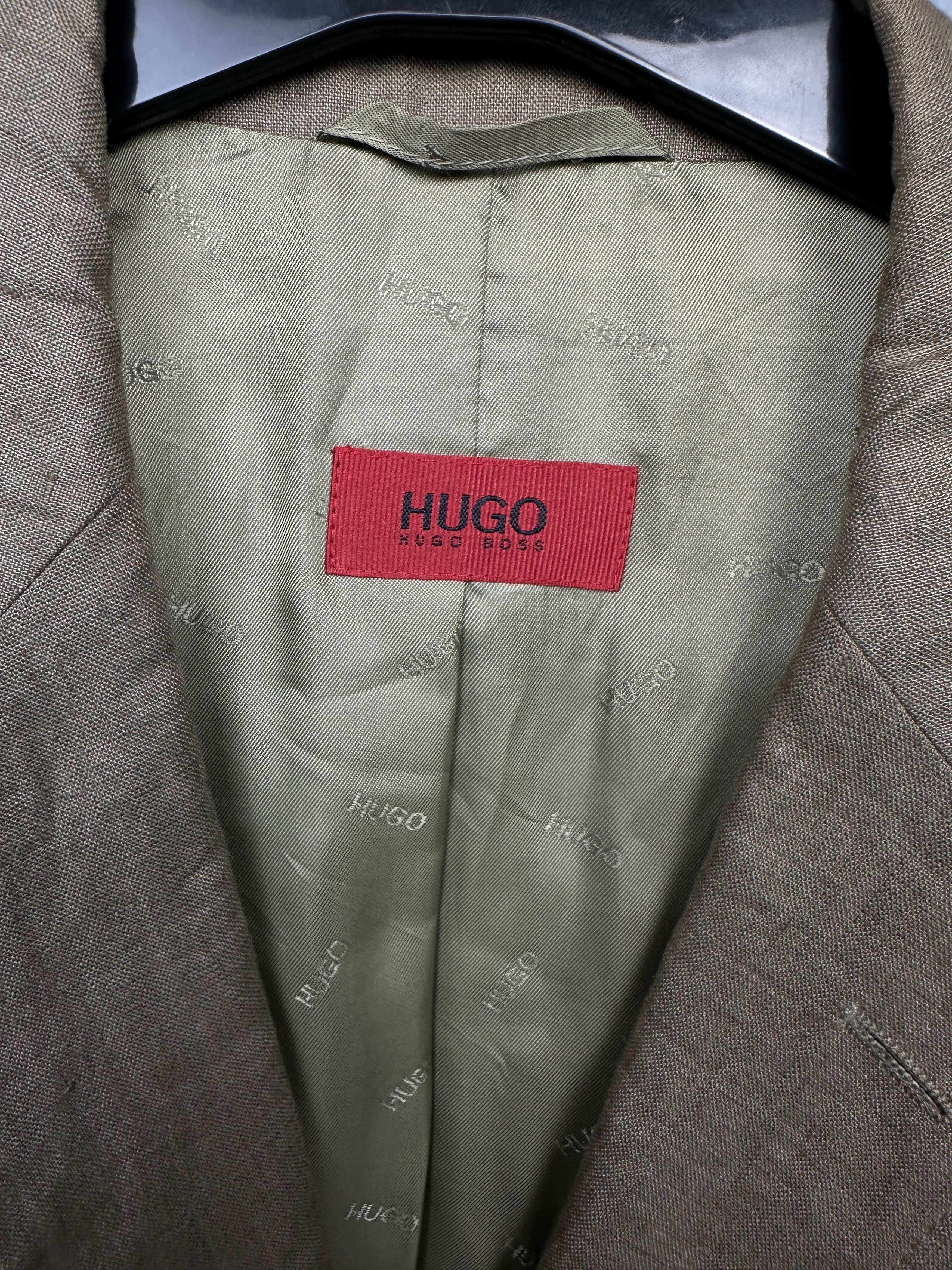 Hugo Boss Hugo Boss Vintage Mens Linen Blazer Jacket Size US L / EU 52-54 / 3 - 3 Thumbnail
