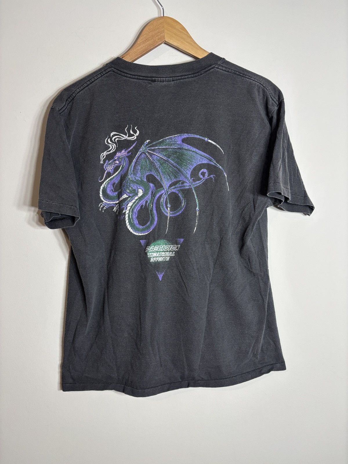 Vintage Vtg Precision Theatrical Effects Dragon Shirt Single Stitch Size US L / EU 52-54 / 3 - 1 Thumbnail