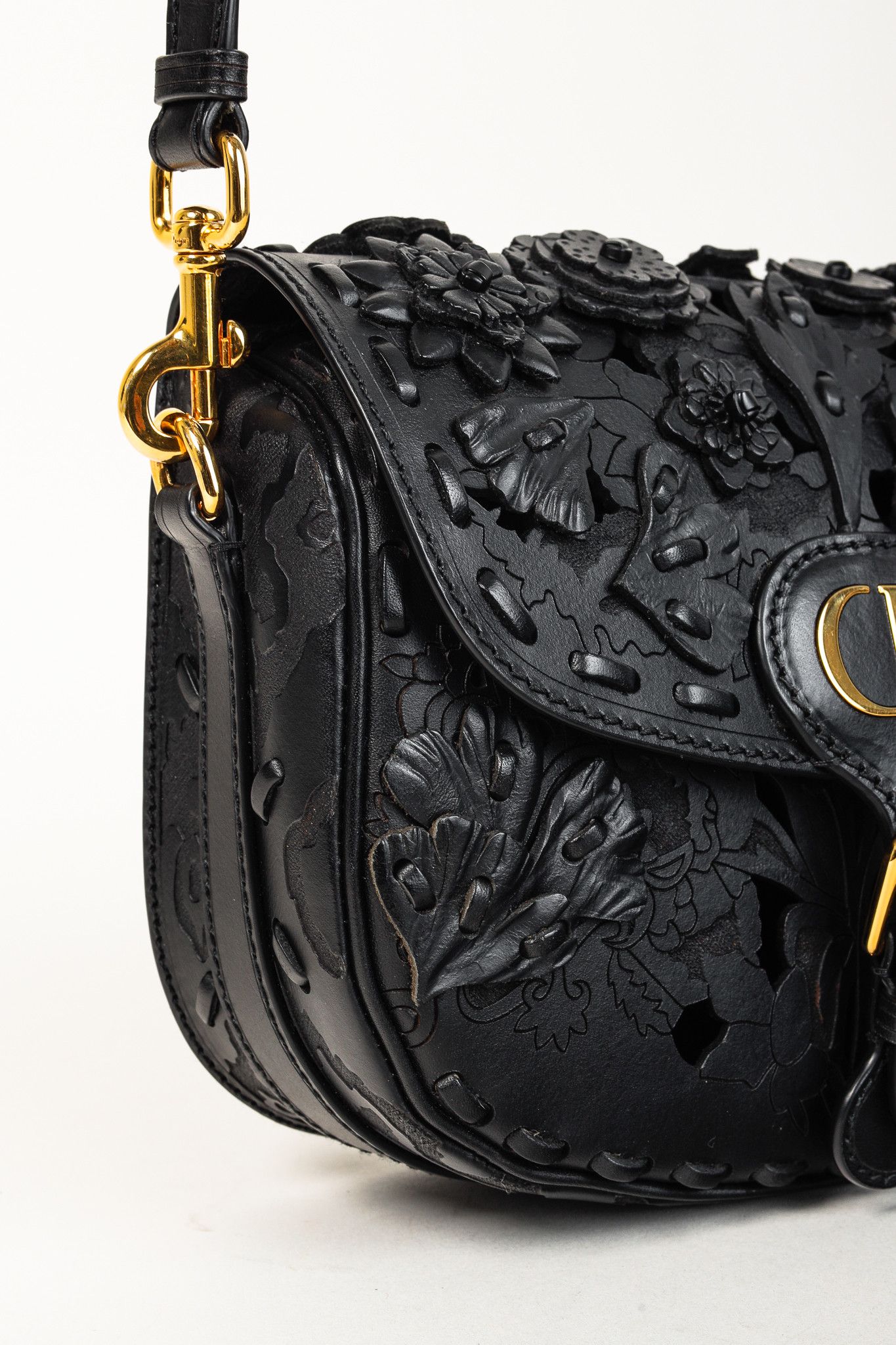 Dior Christian Dior Bobby Medium Floral Applique Shoulder Bag Size ONE SIZE - 9 Thumbnail