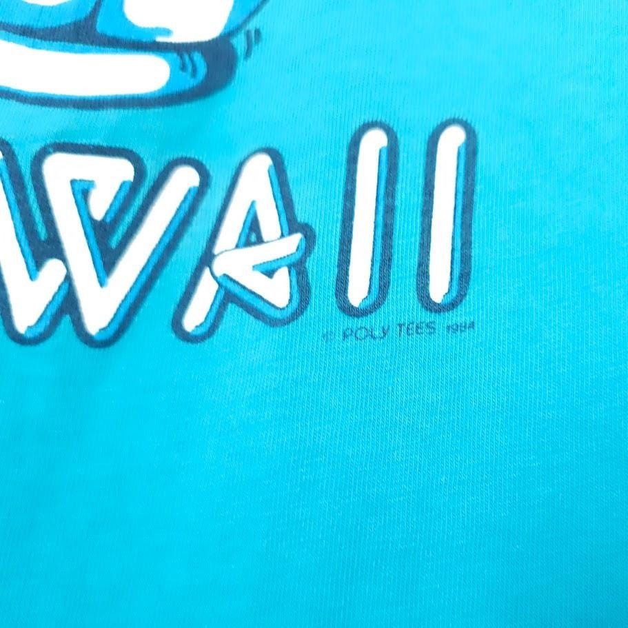 Vintage Vintage Hang Loose Hawaii T Shirt Mens Size Large Blue 80s Size US L / EU 52-54 / 3 - 5 Thumbnail