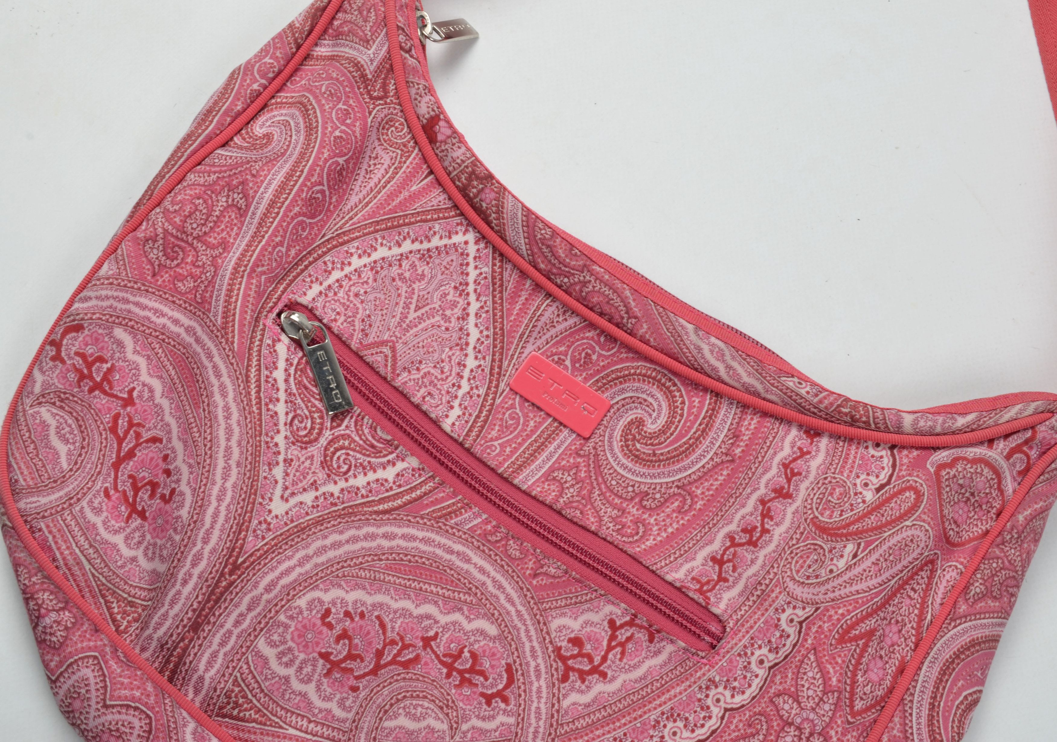 Designer × Etro Etro Profumi Paisley Pink Shoulder/Crossbody Bag Size ONE SIZE - 2 Thumbnail
