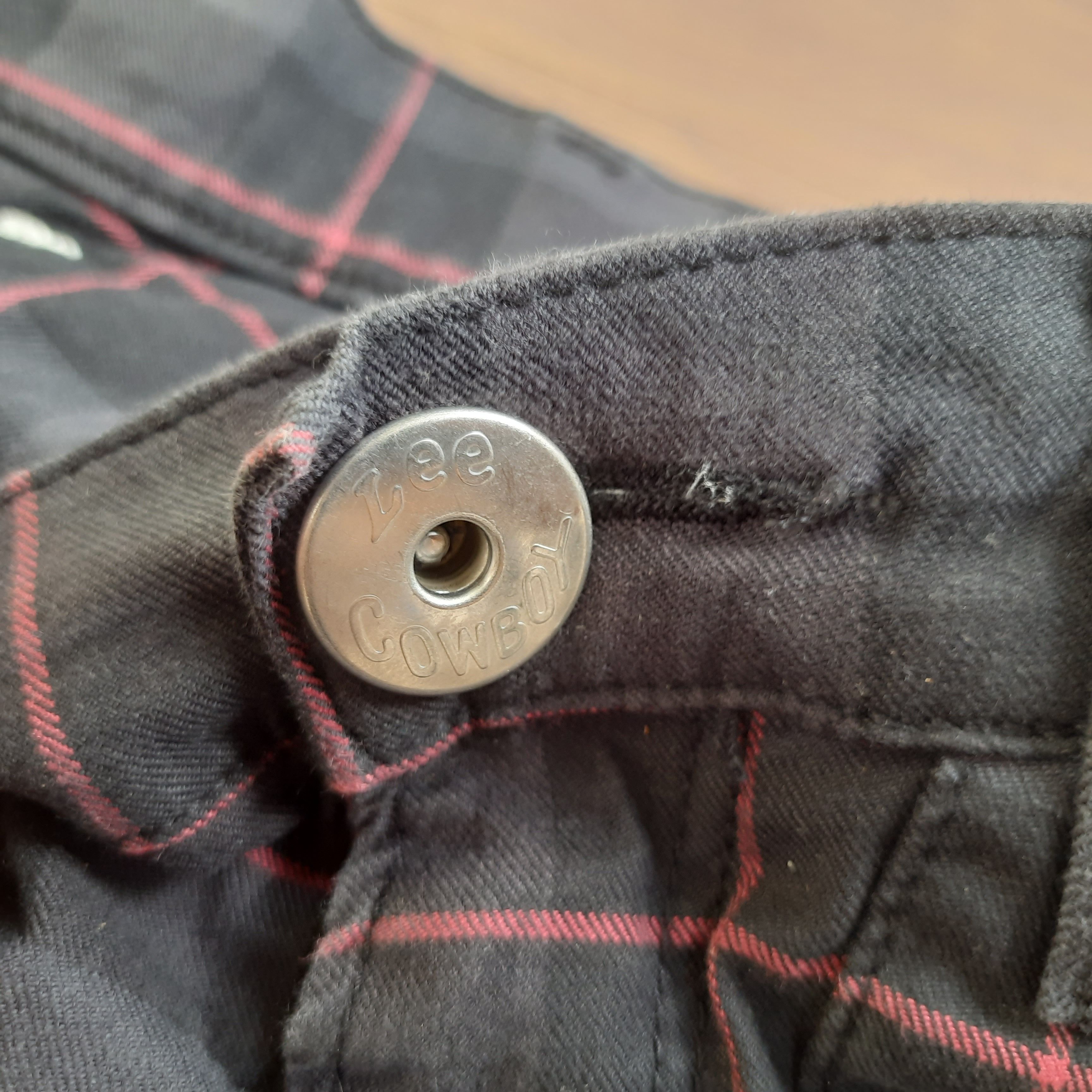 Lee Y2K Lee Cowboy Tartan Pants Punk Grunge Size US 30 / EU 46 - 6 Thumbnail