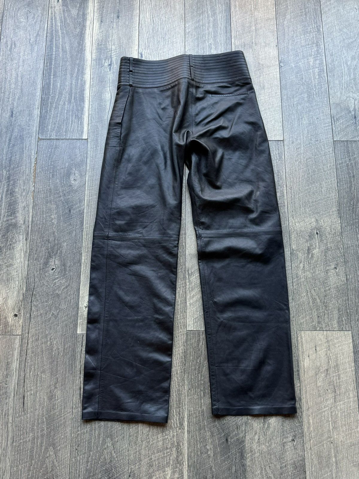 Loewe Loewe Black Lamb Skin Leather Pants New - 36 Size US 32 / EU 48 - 13 Thumbnail