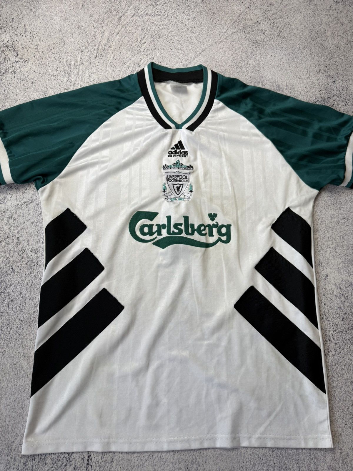 Adidas Vintage Adidas Equipment Liverpool Soccer Jersey 90s Y2K Size US M / EU 48-50 / 2 - 2 Thumbnail