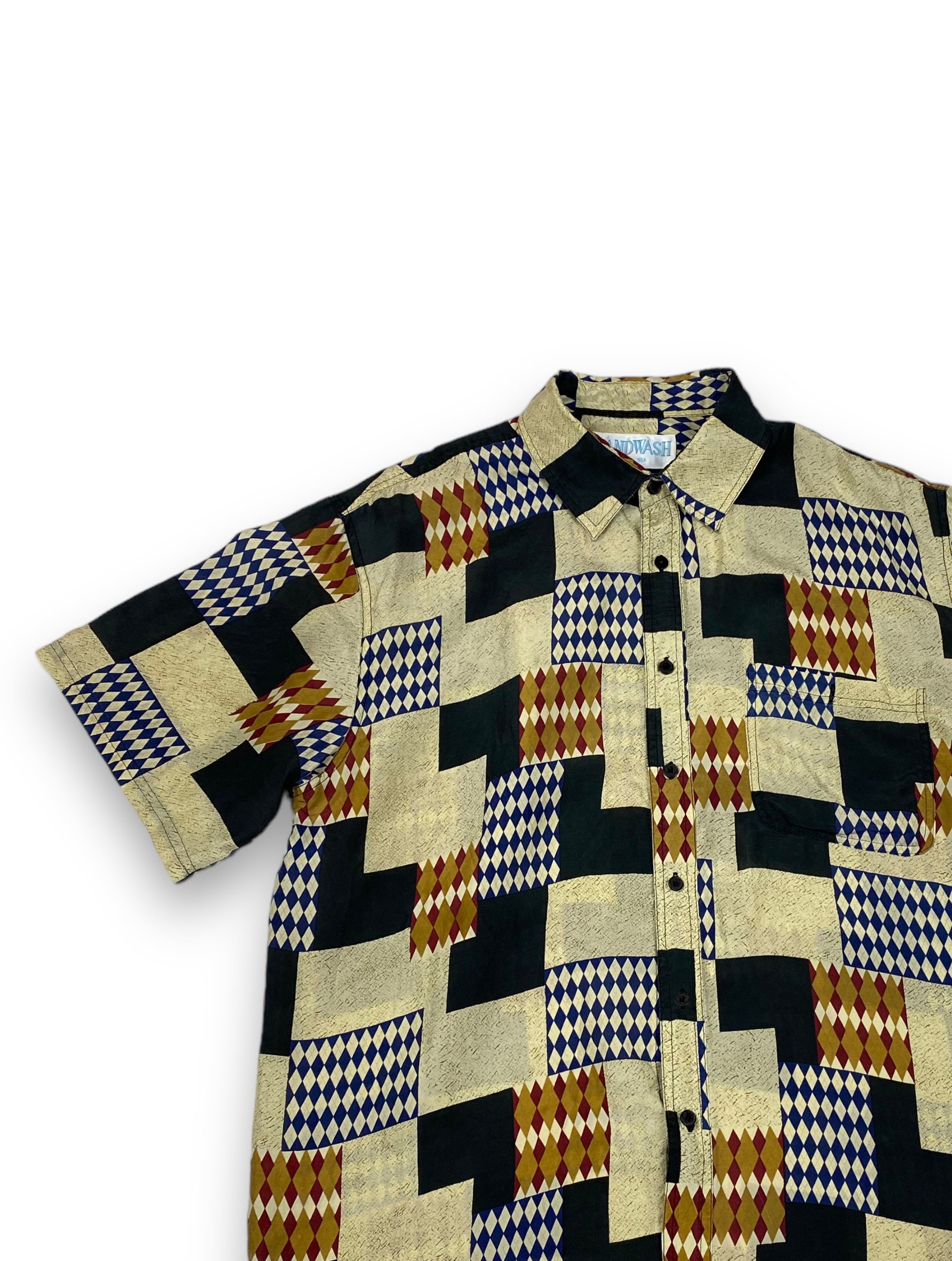 Other !90s Vintage SANDWASH 100% Silk Button Up Shirt M678 Size US L / EU 52-54 / 3 - 3 Thumbnail