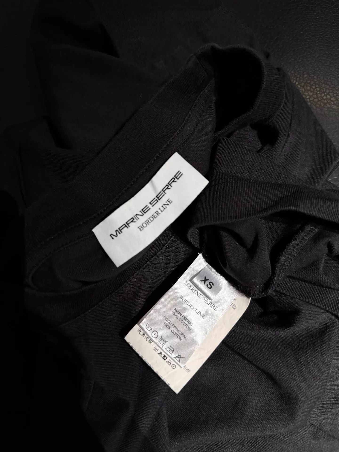 Marine Serre Marine Serre Moon Embroidered Black SS Tee XS worn 1x dc Size XS / US 0-2 / IT 36-38 - 3 Thumbnail