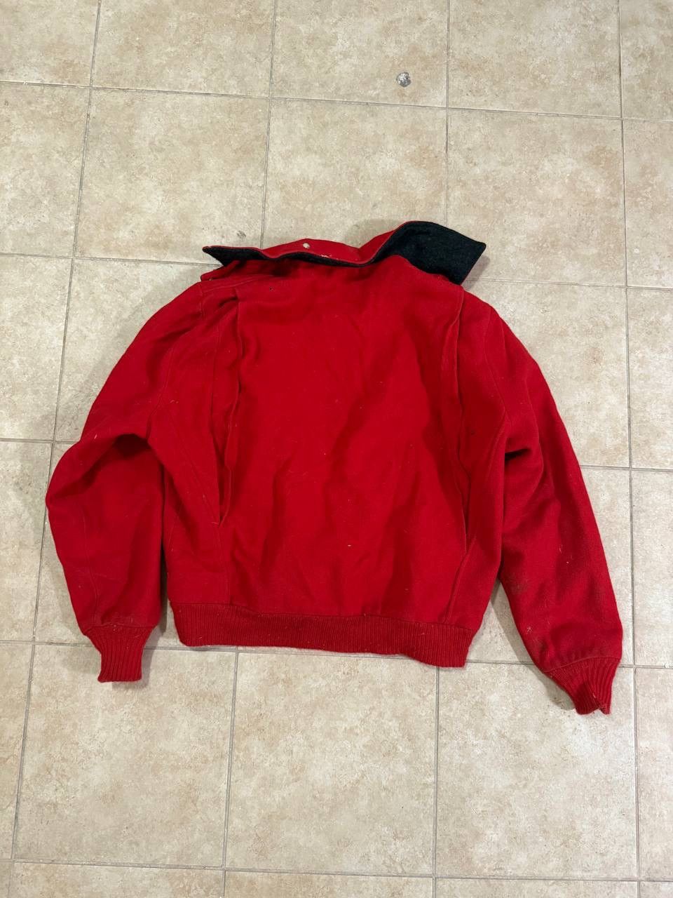 Woolrich Woolen Mills Vintage Woolrich Jacket Red Blanket Bomber Zip Wool Pocket M Size US M / EU 48-50 / 2 - 7 Thumbnail