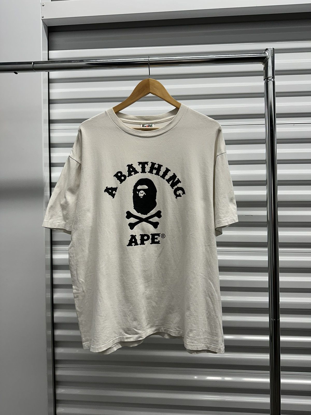 Pre-owned Bape X Vintage Bape Pirate Tshirt In White