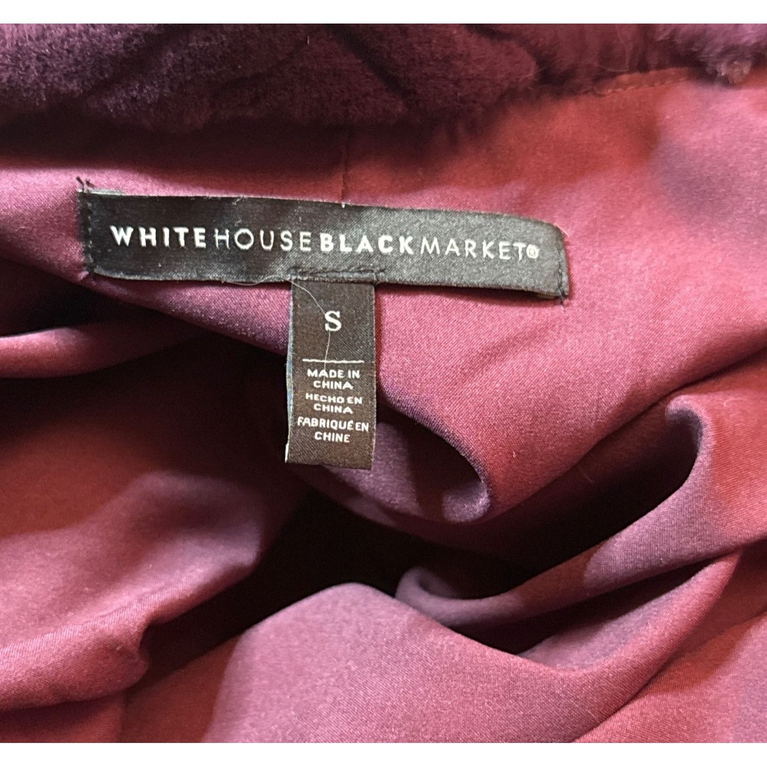 White House Black Market White House Black Market Faux Fur Bolero Short Sleeves Plum Size S / US 4 / IT 40 - 2 Thumbnail