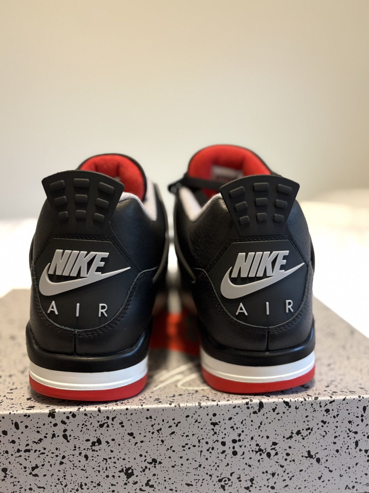 Jordan Brand Nike Air Jordan 4 Retro Bred Reimagined Size US 10 / EU 43 - 8 Thumbnail