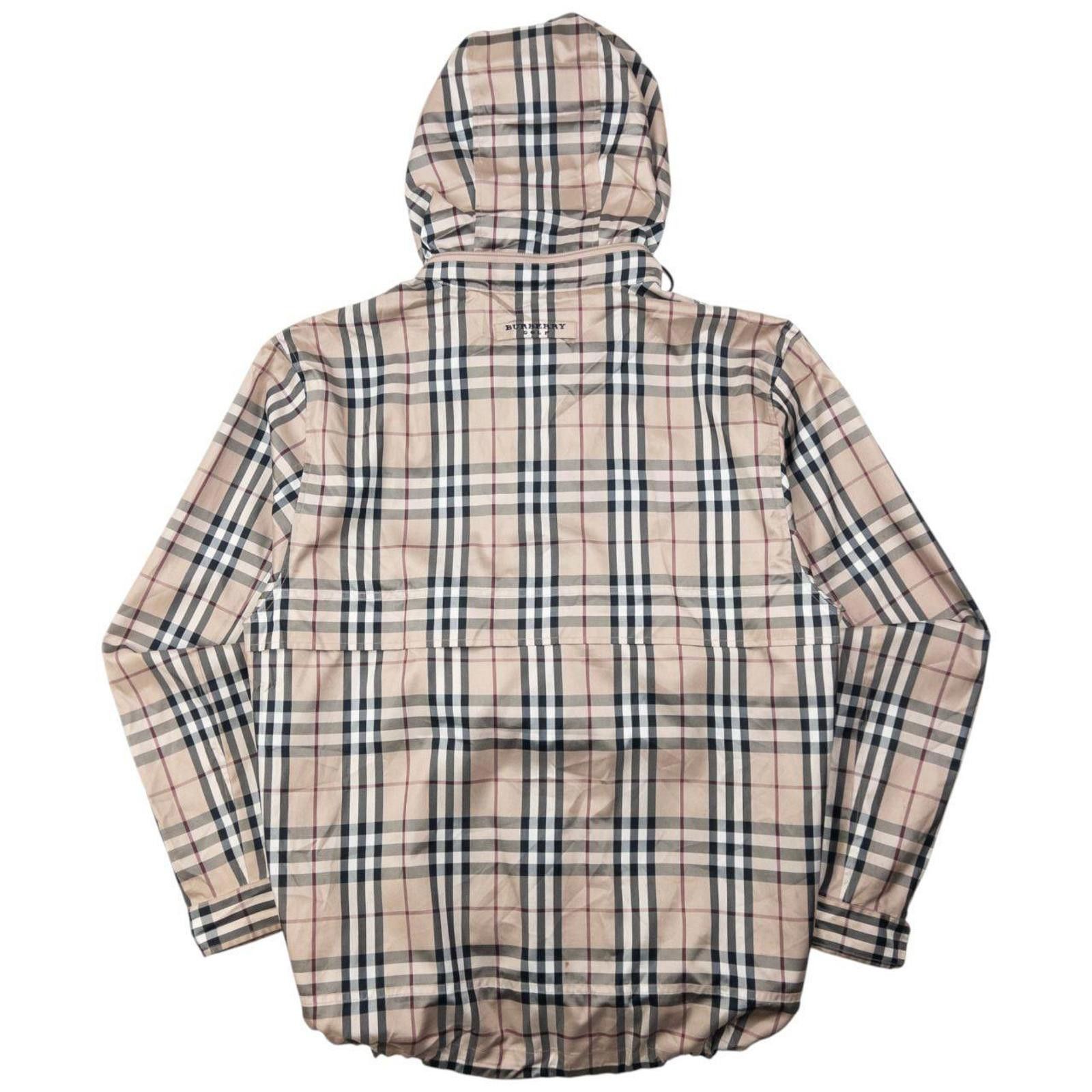Burberry Vintage 2000s Burberry Golf Nova Check Packable Jacket L Size US L / EU 52-54 / 3 - 3 Thumbnail