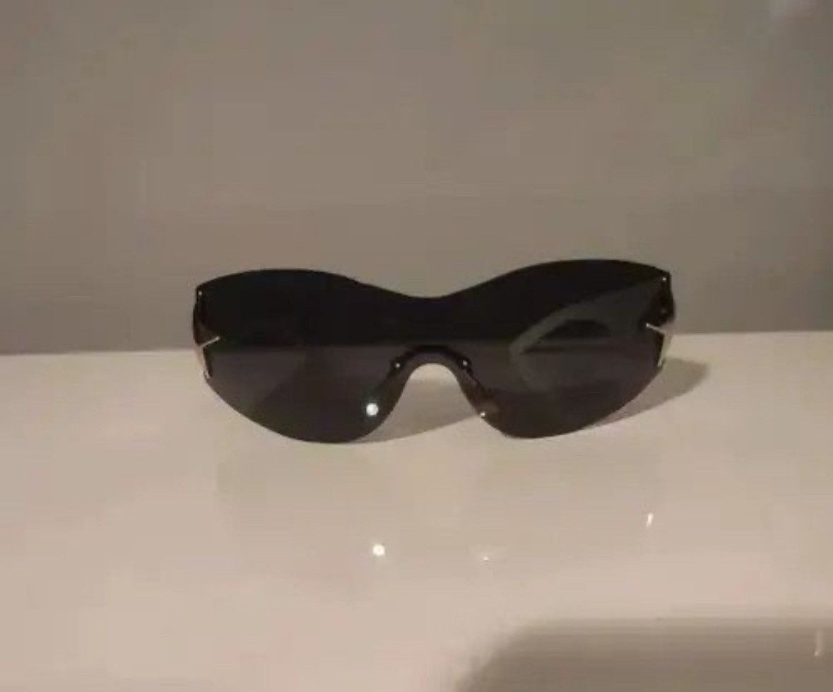 Japanese Brand × Vintage Sunglasses with star vintage black white retro Size ONE SIZE - 2 Thumbnail