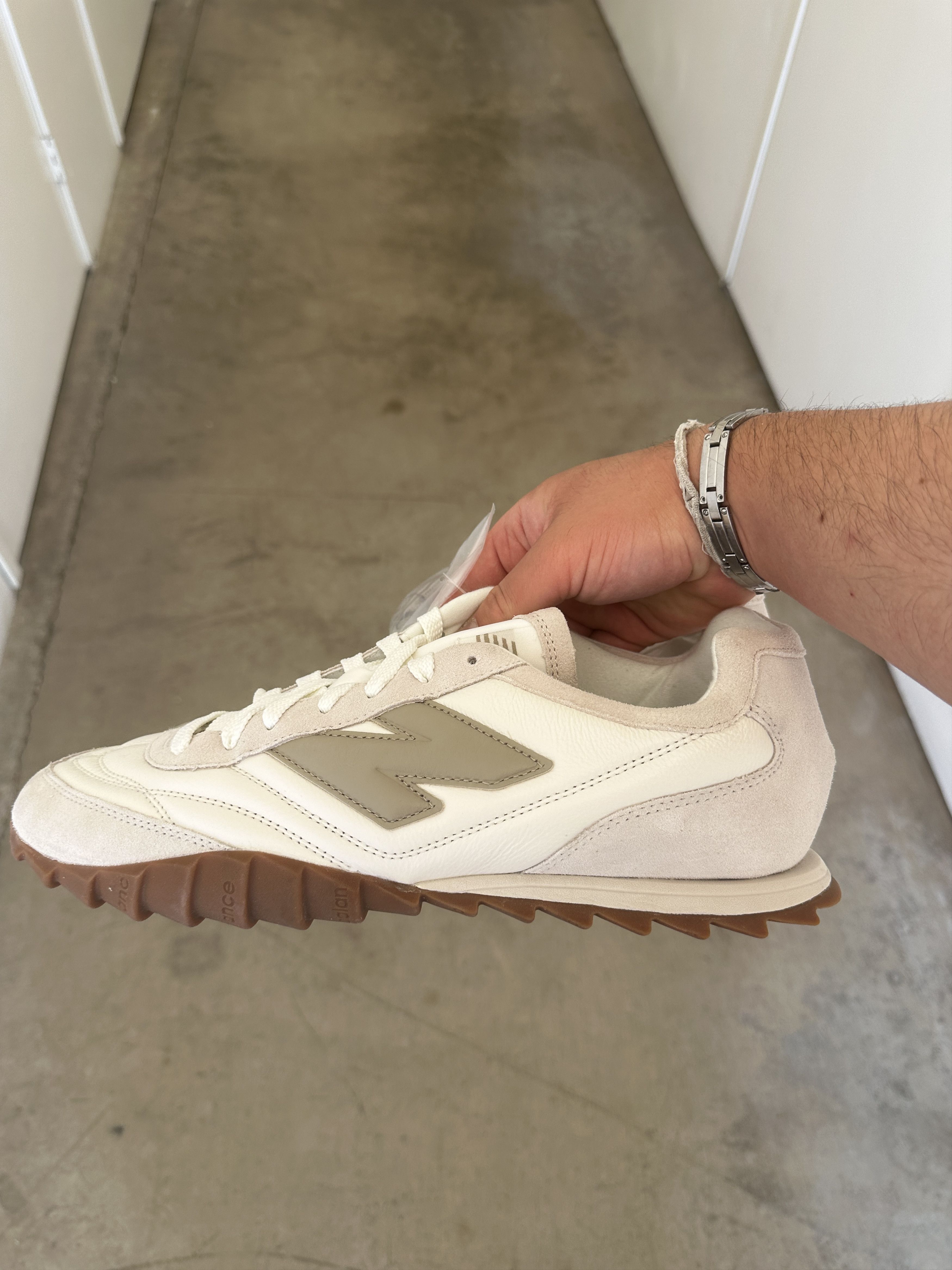 image of New Balance Retro Classic Runners. 1020 Shoes in Cream White, Men's (Size 13)
