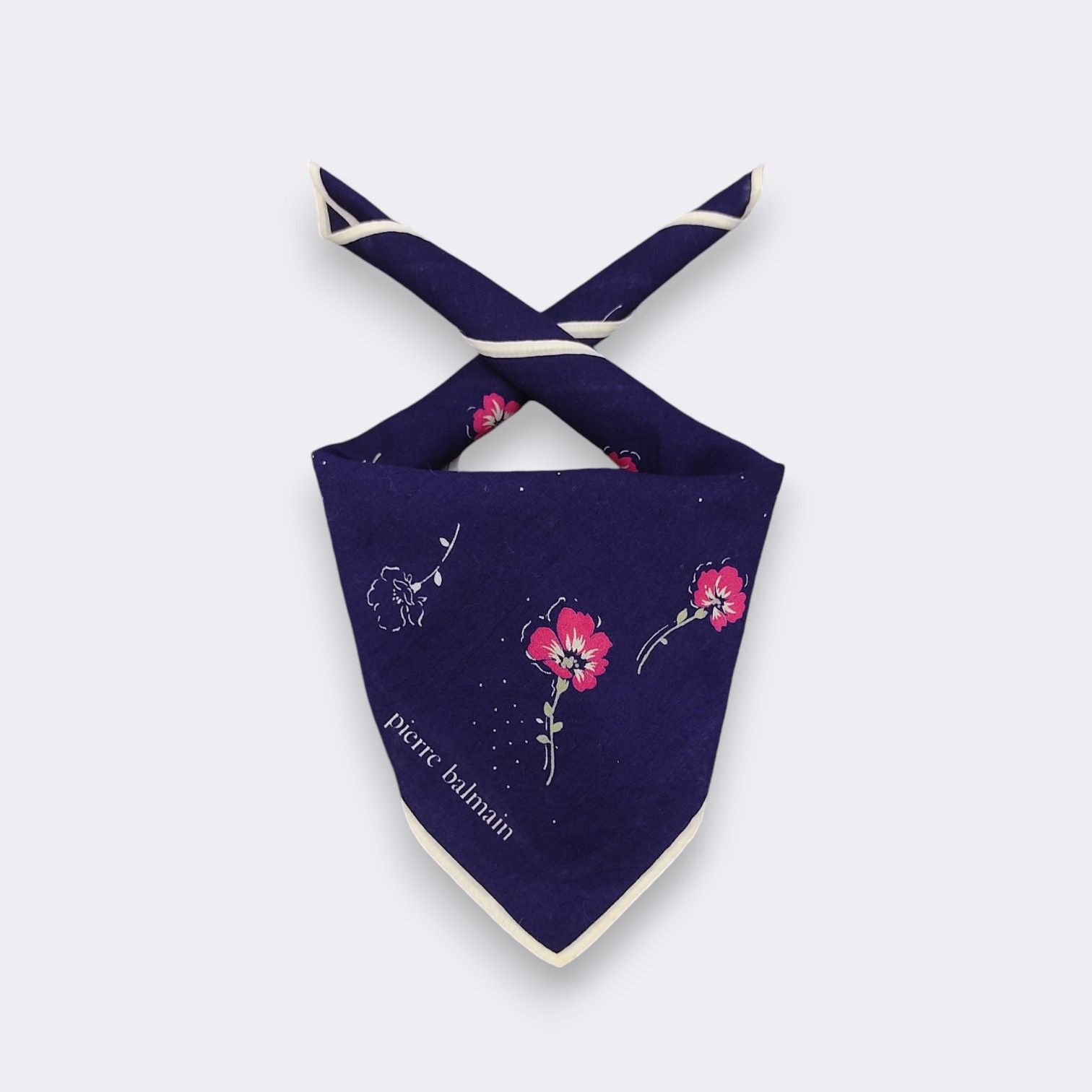 Pierre Balmain Vintage Pierre Balmain Handkerchief Neckerchief H438M Size ONE SIZE - 2 Thumbnail
