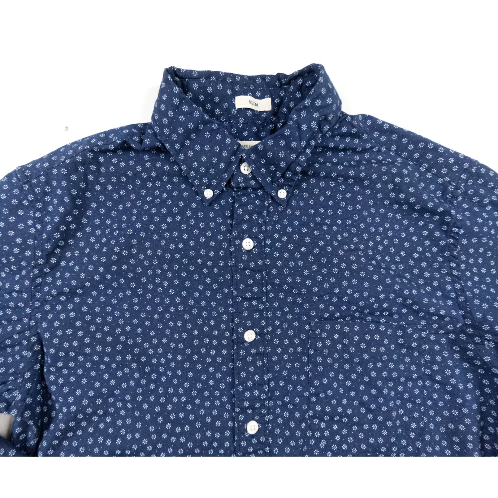 J.Crew VINTAGE J.CREW Men's Long Sleeve Button-Up Shirt Adult Medium Blue Casual Slim Fit All Seasons Size US M / EU 48-50 / 2 - 2 Thumbnail