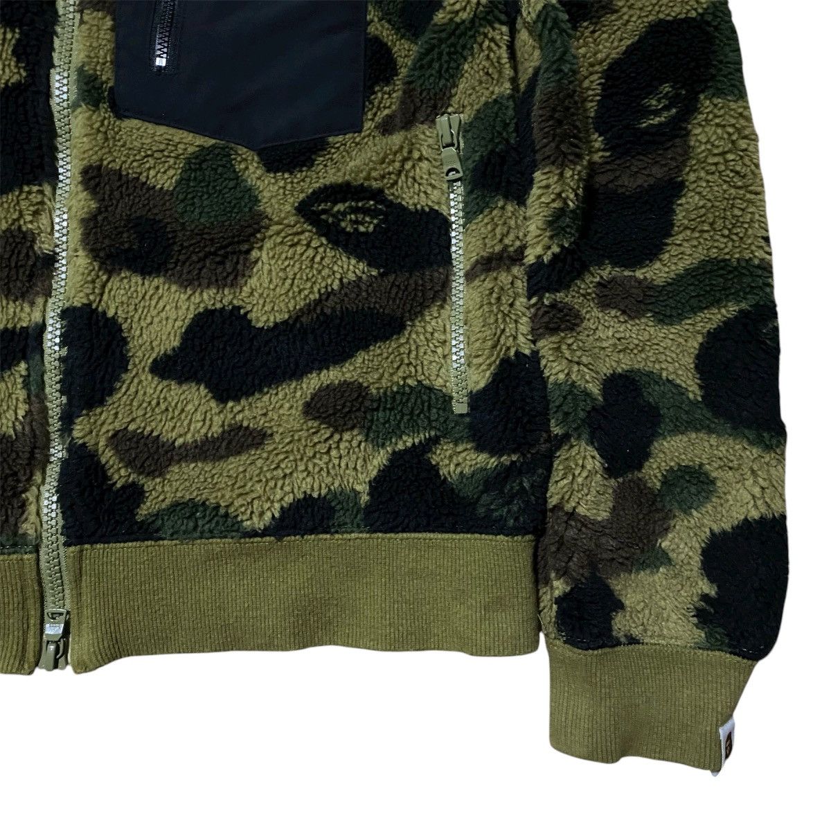 Bape Bape 1st Camo Boa Fleece Jacket Size XS / US 0-2 / IT 36-38 - 18 Thumbnail