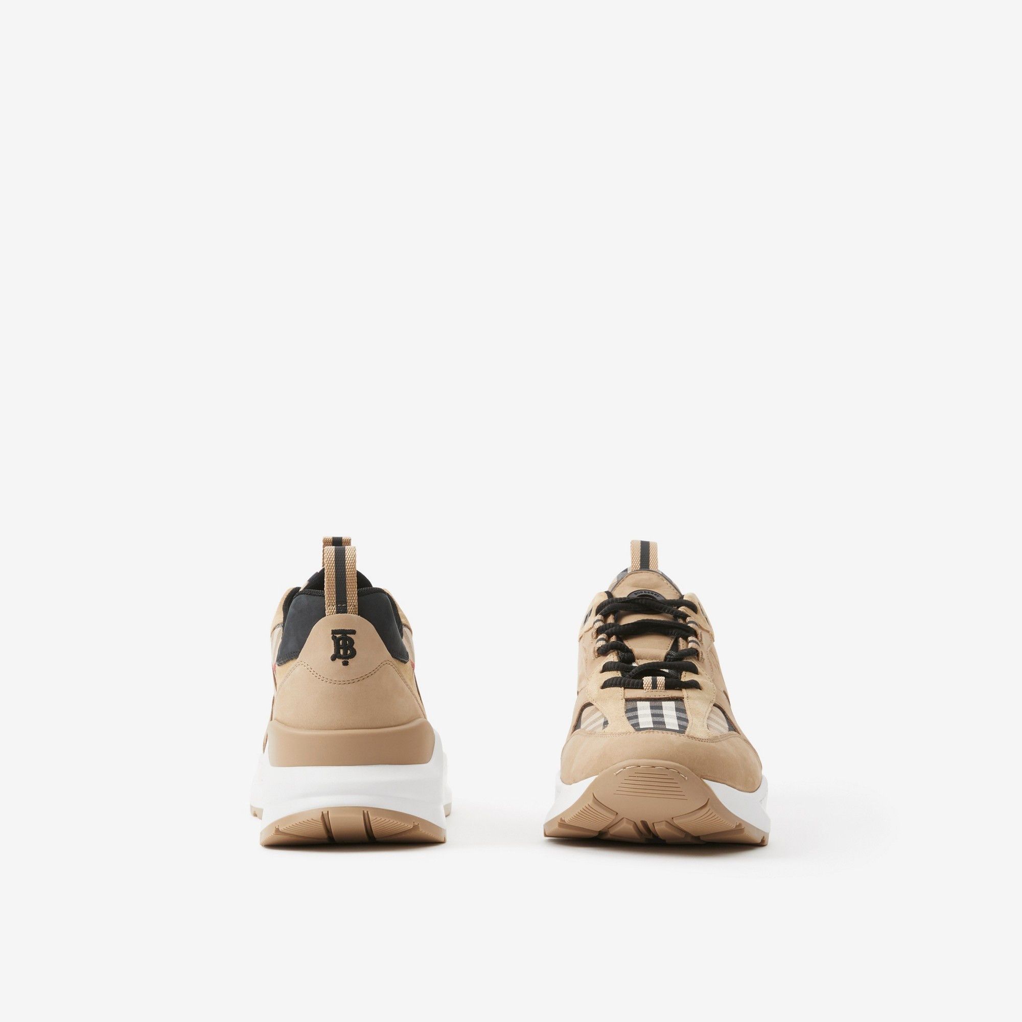 Burberry os11x0226 Sean Check Print Sneakers In Multicolor Size US 13 / EU 46 - 4 Thumbnail