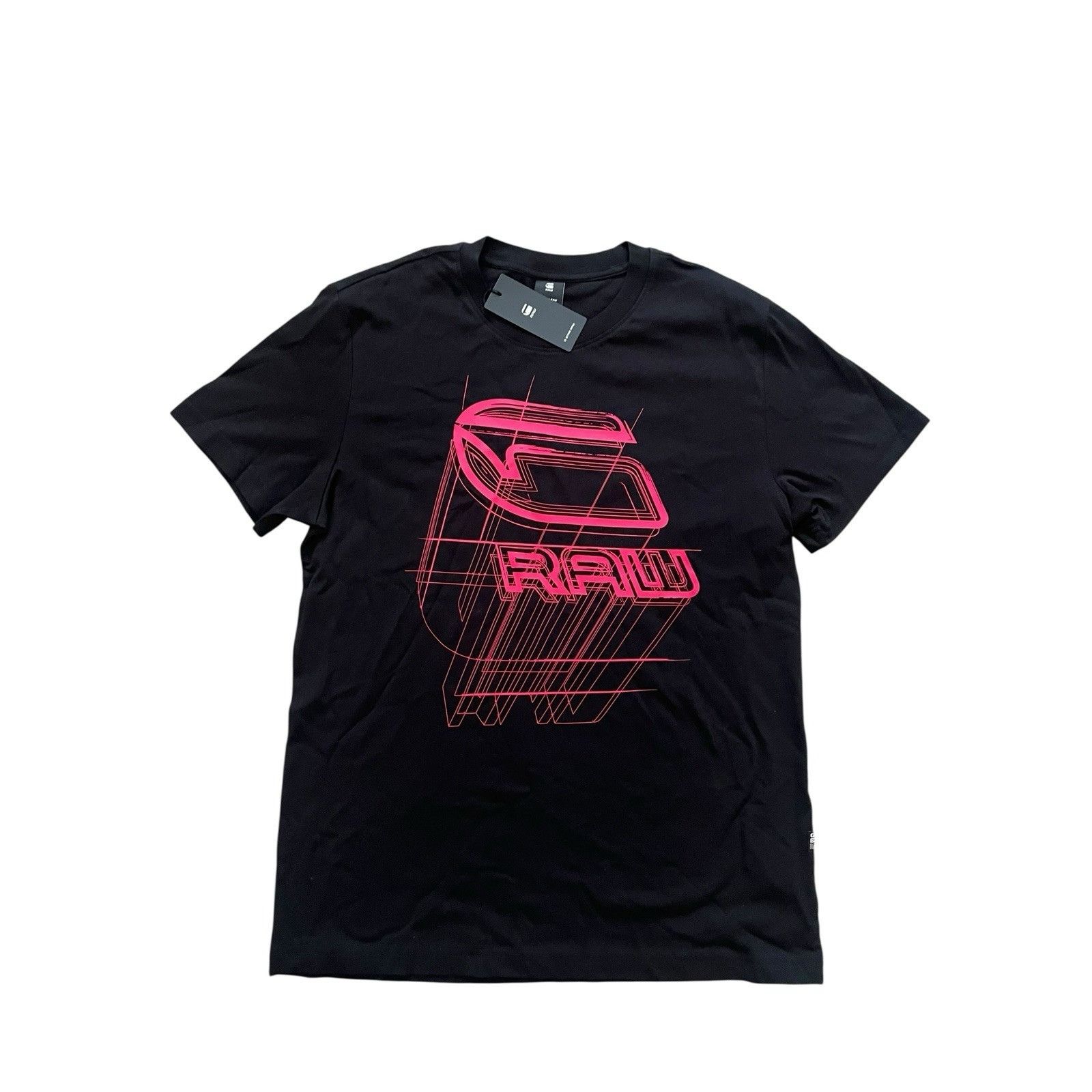 G-Star G-Star Raw Mens Bright Graphic T-Shirt Black Size M Size US M / EU 48-50 / 2 - 1 Thumbnail