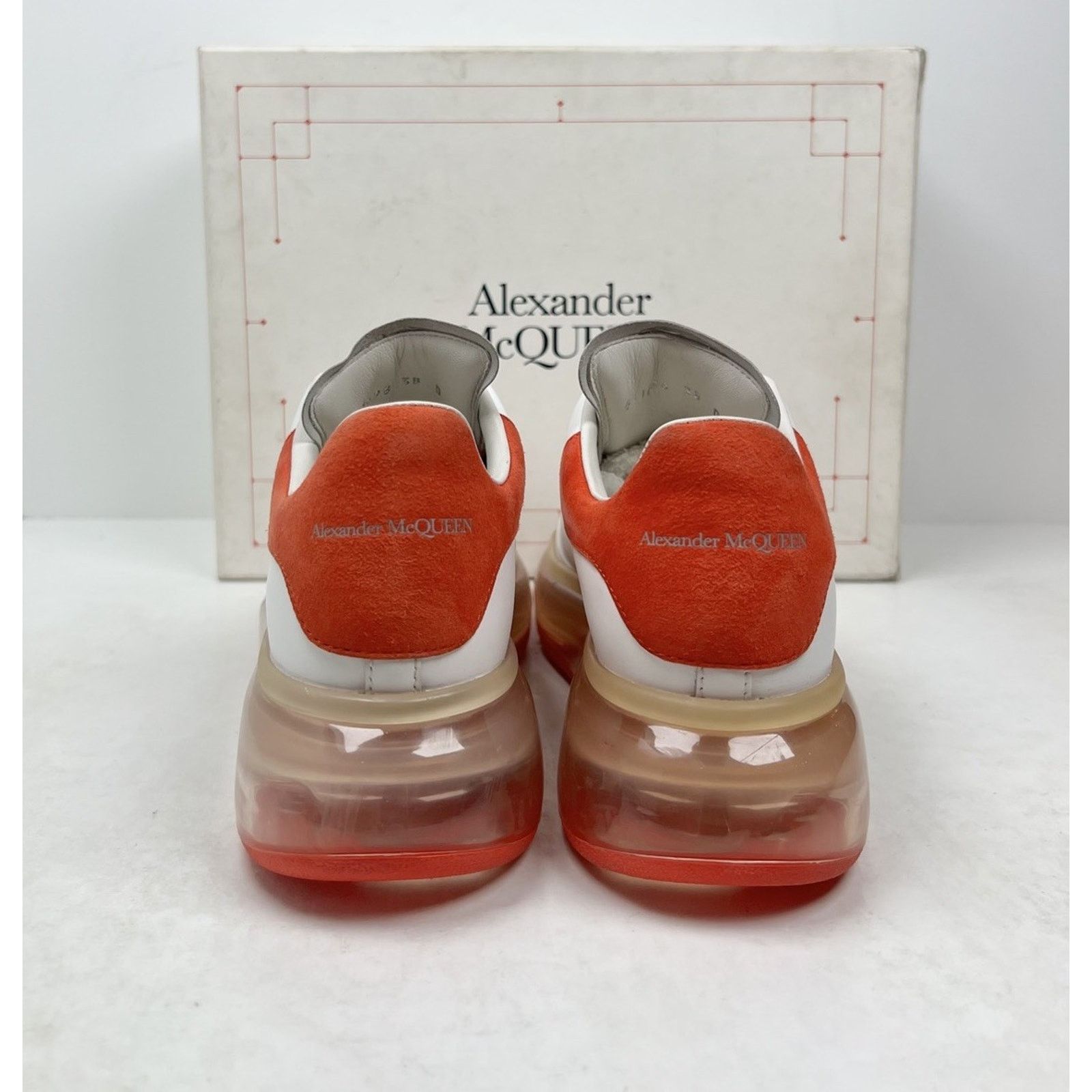 Alexander McQueen Size 38EU/8W - Alexander McQueen Clear Sole Sneakers🧡 Size US 8 / IT 38 - 4 Thumbnail