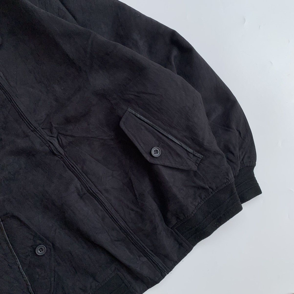 Japanese Brand × Vintage Casual flight suede zipper 90s jacket by Vintaige Club Size US M / EU 48-50 / 2 - 2 Thumbnail