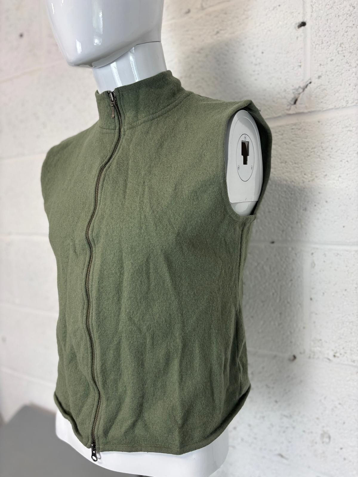 Woolrich Woolen Mills Woolrich Olive Green Sleeveless Fleece Gilet Womens Size XL Size XL / US 12-14 / IT 48-50 - 2 Thumbnail
